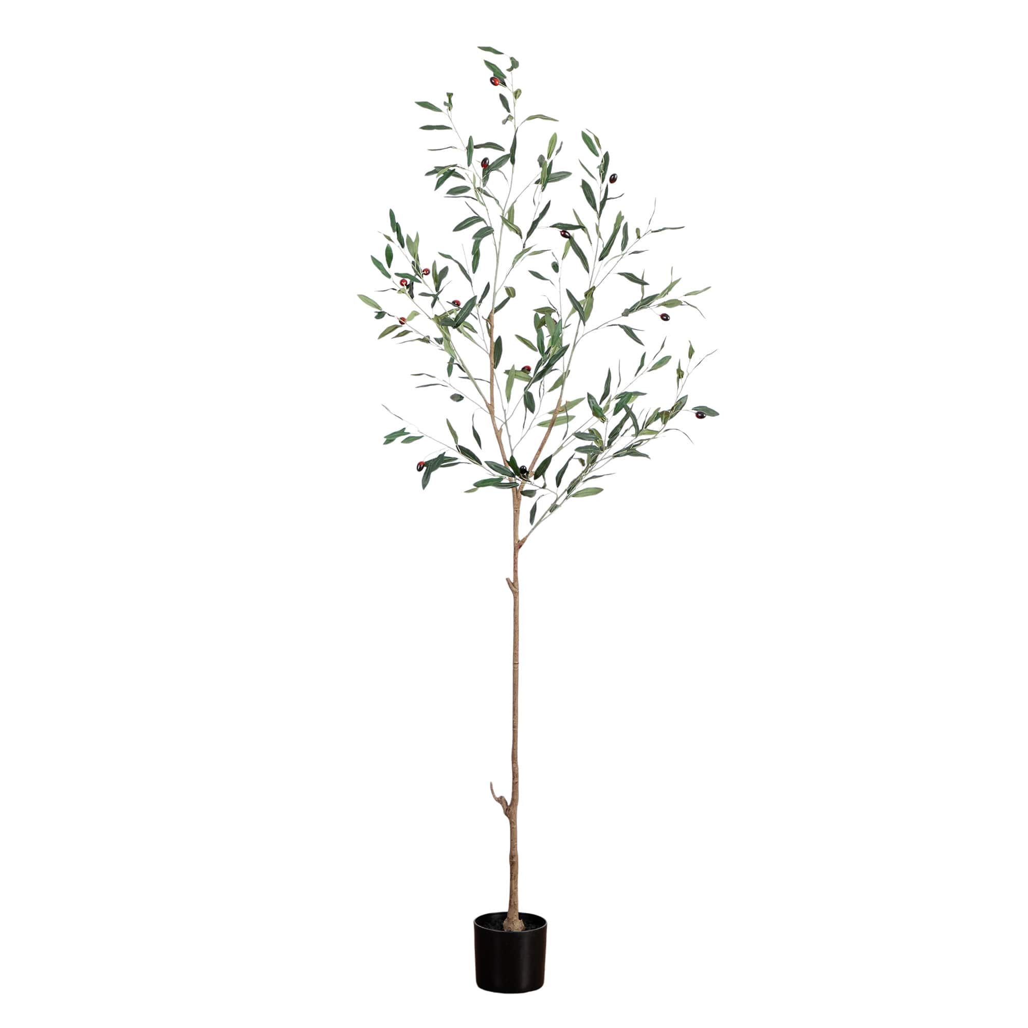Artificial Slim Minimalist Olive Tree
