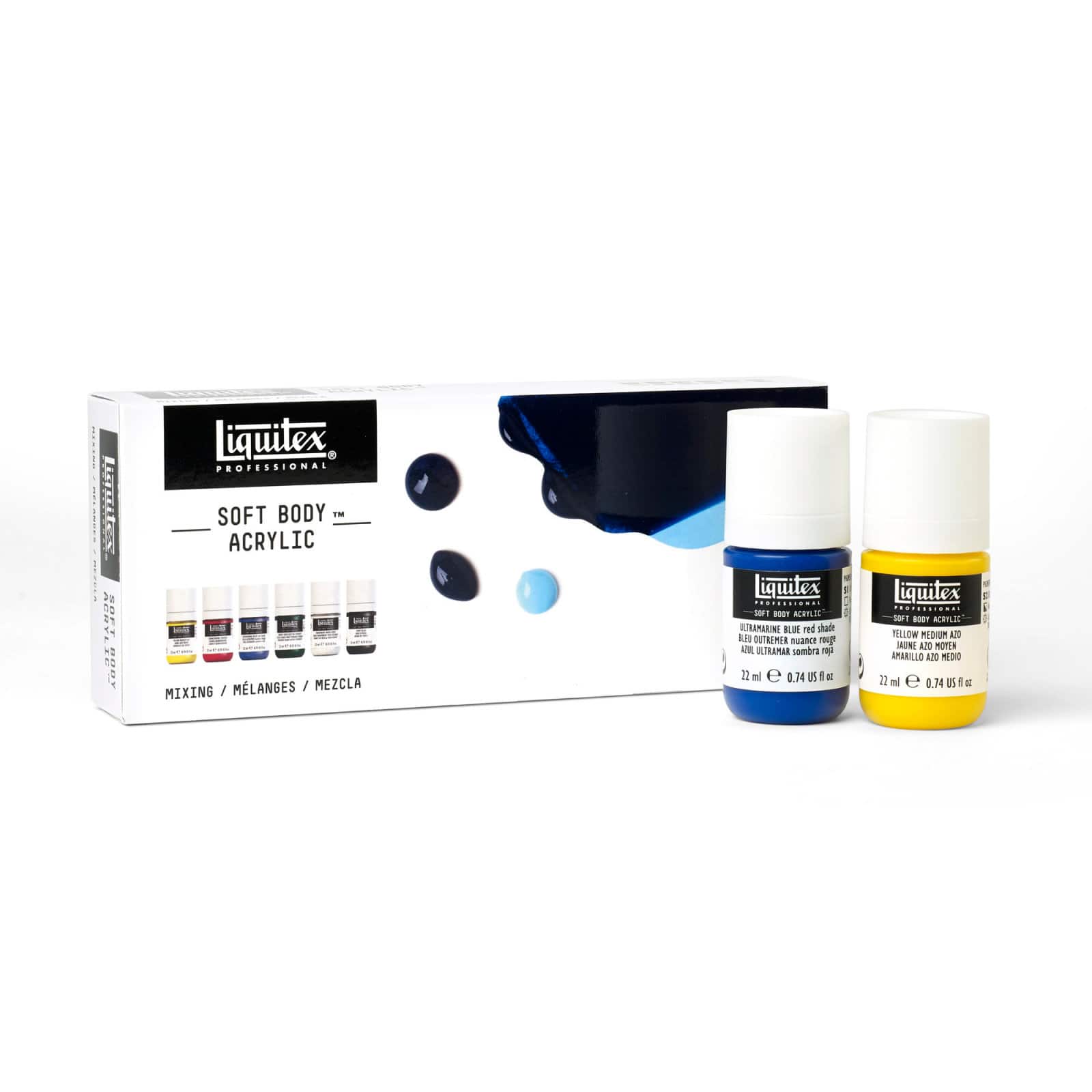 6 Packs: 6 ct. (36 total) Liquitex&#xAE; Soft Body&#x2122; Acrylic Paint Mixing Set