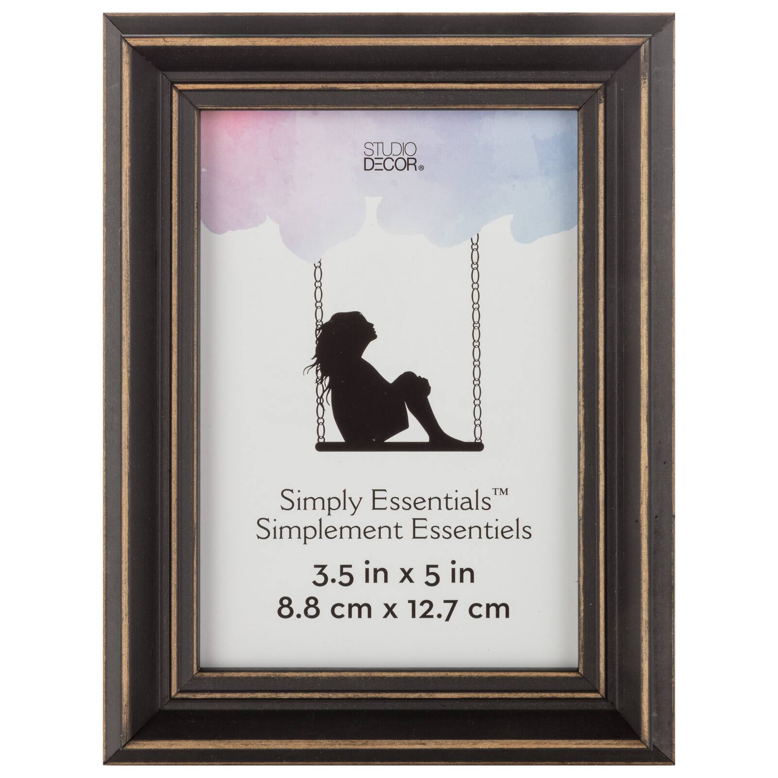Simply Essentials™ Distressed Black Wood Frame by Studio Décor®