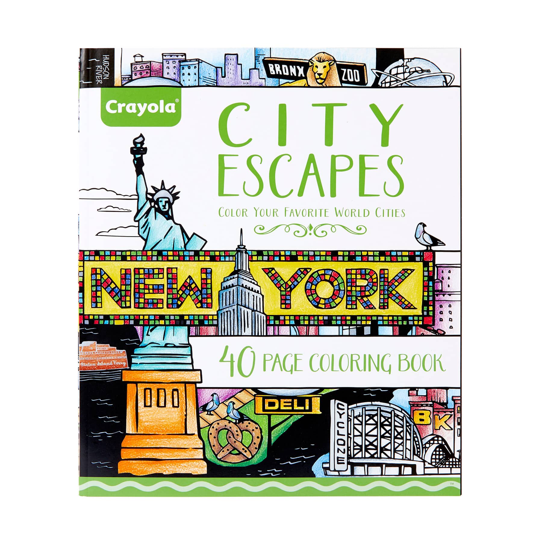 Crayola® City Escapes Adult Coloring Book,40 Pages, Pack of 2