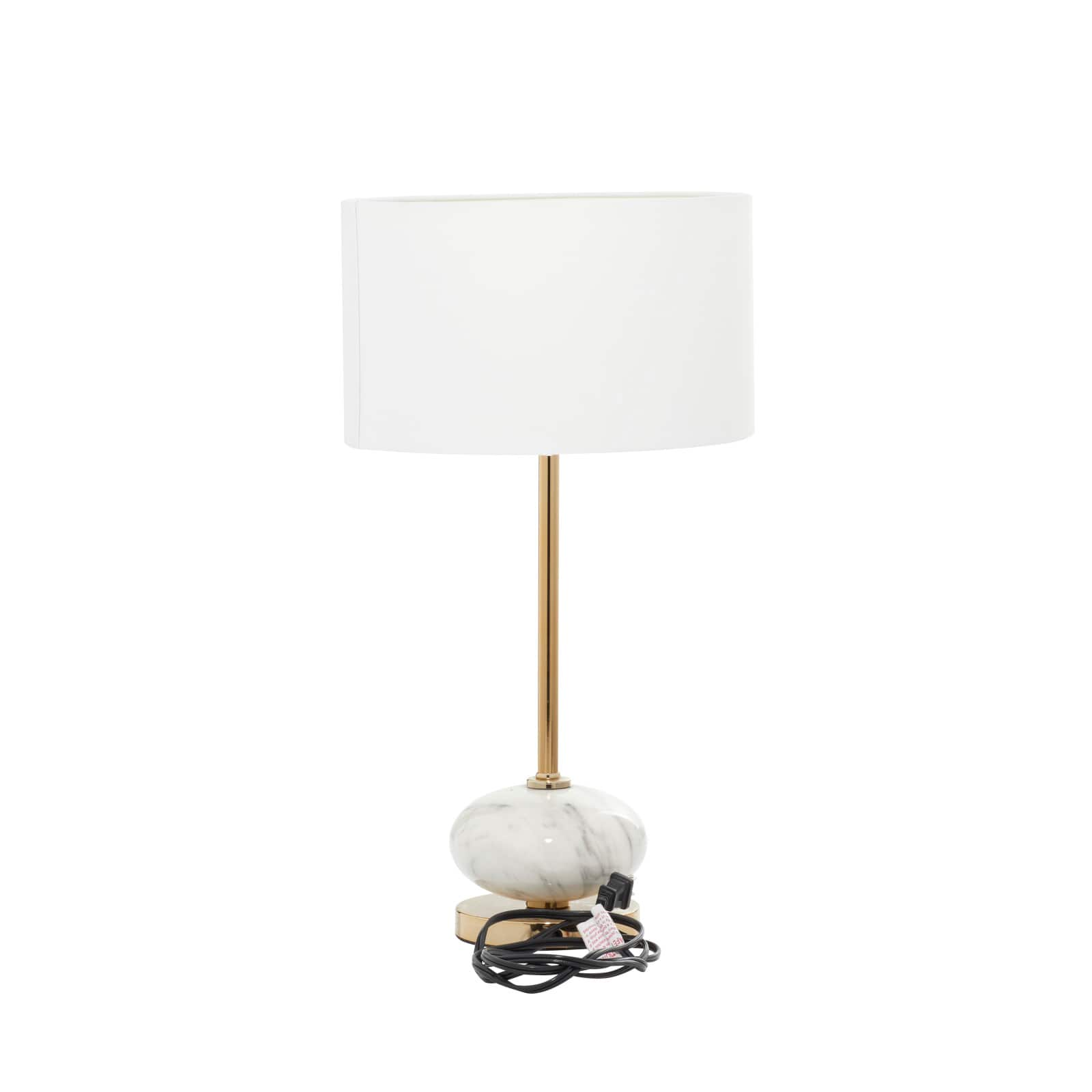 22&#x22; Gold Metal Glam Table Lamp