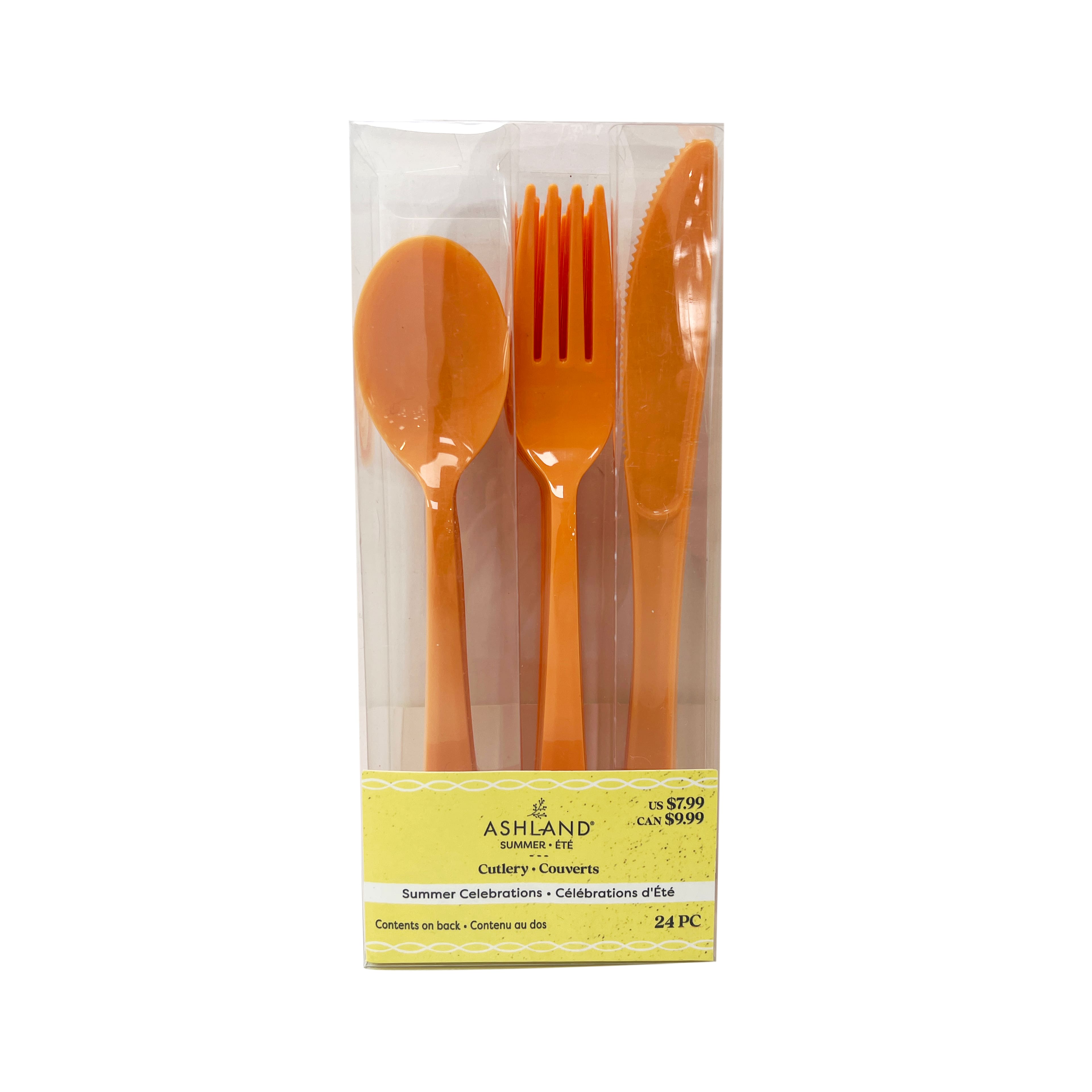 Orange Cutlery Set by Ashland&#xAE;, 24ct.
