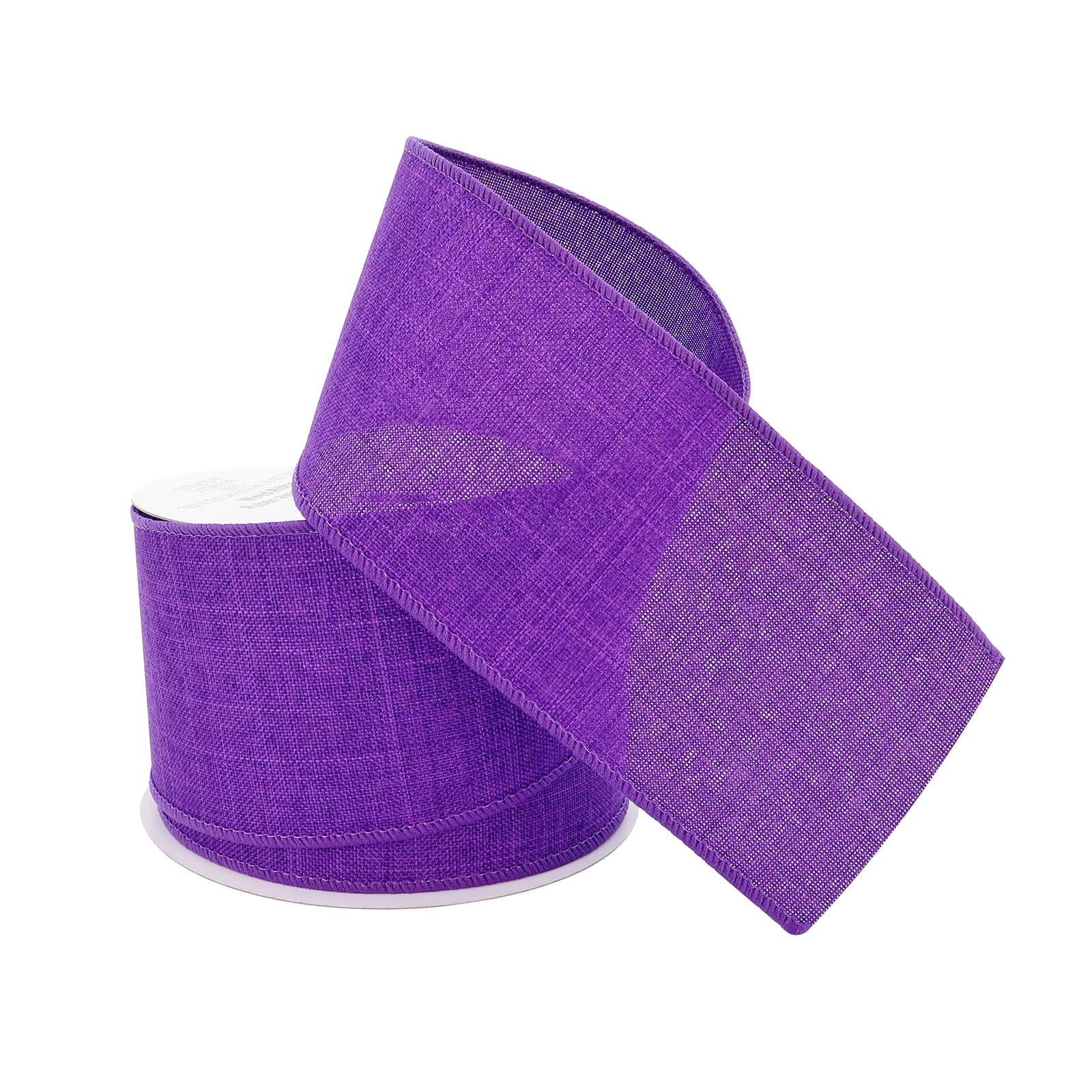 12 Pack: 2.5" x 25ft. Faux Linen Wired Ribbon by Celebrate It™ Décor