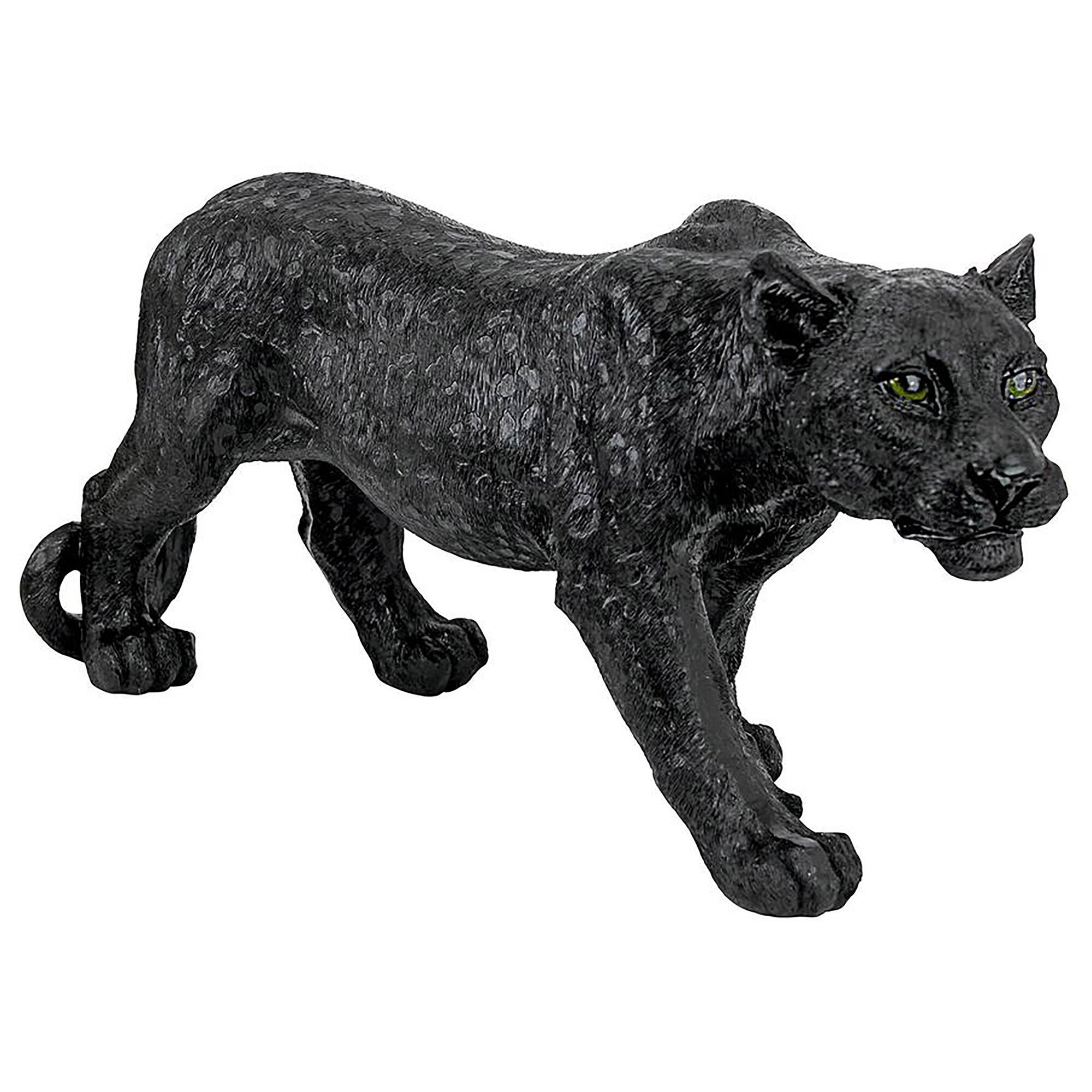 Design Toscano 22&#x22; Shadowed Predator Black Panther Statue