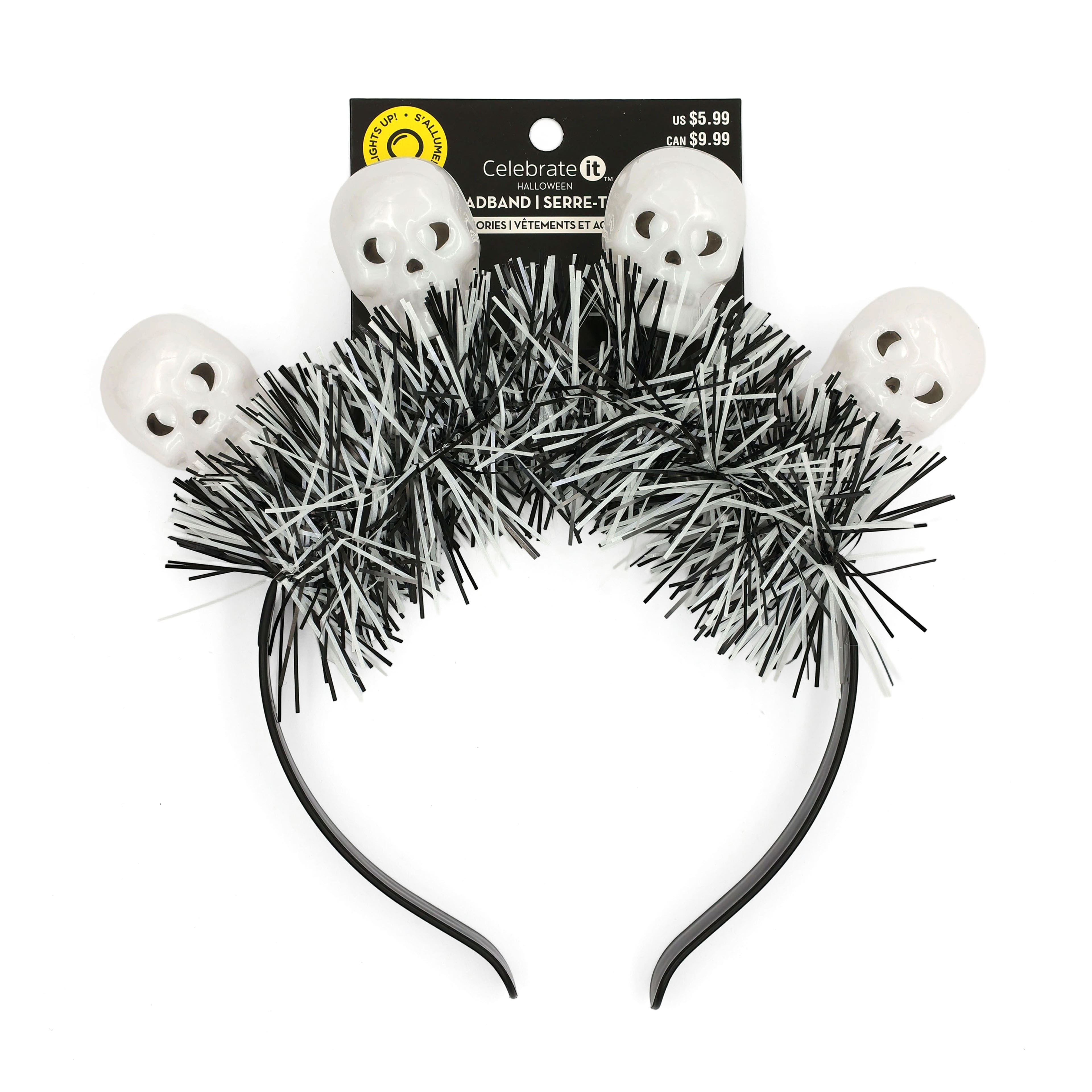 Skull Light Up Headband by Celebrate It&#x2122;