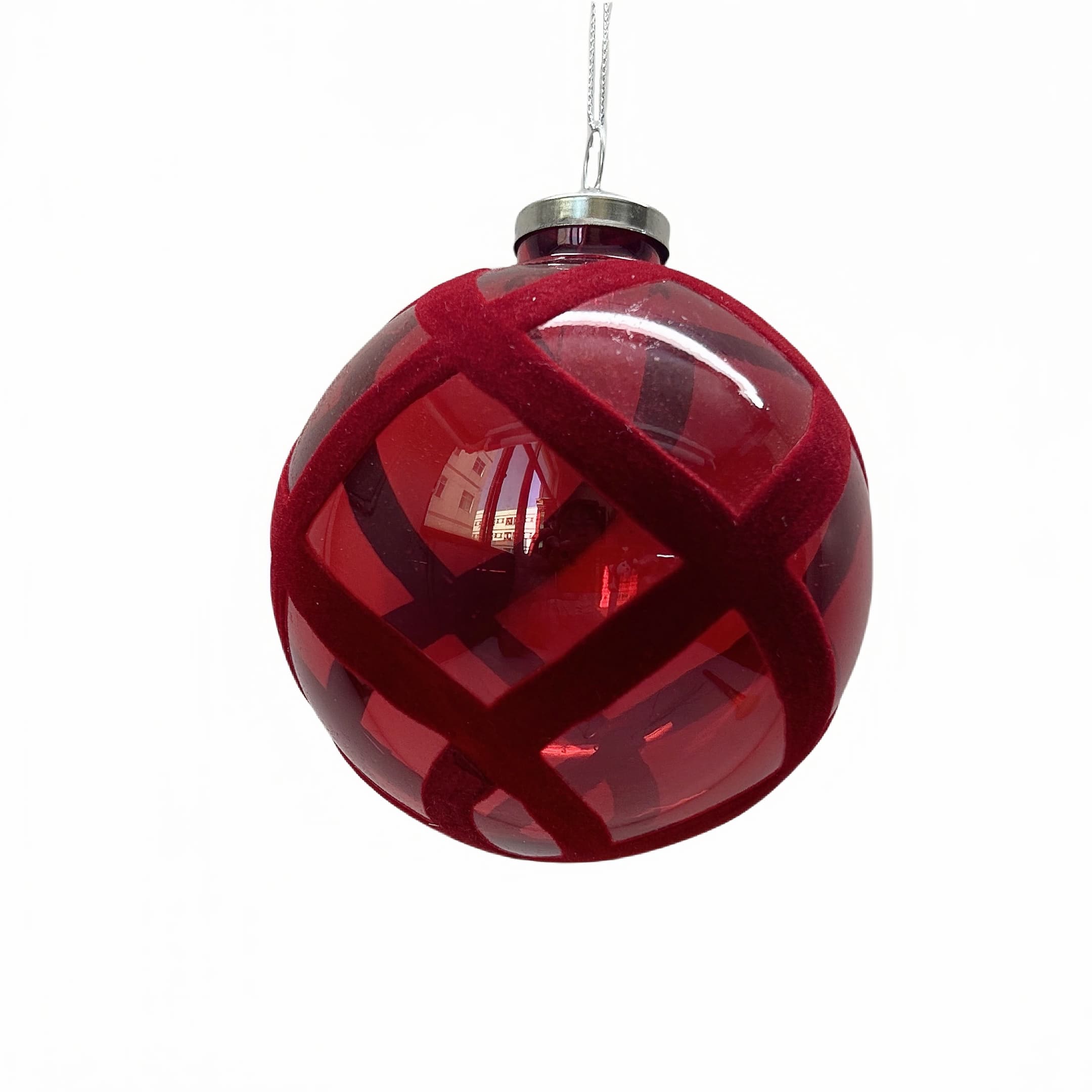 4&#x22; Patterned Glass Ball Ornament by Ashland&#xAE;