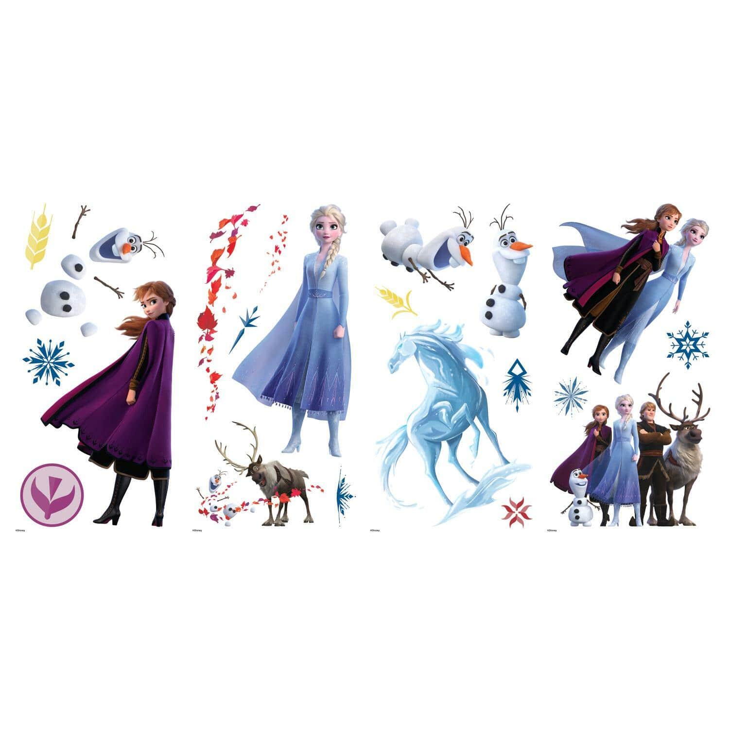 RoomMates Frozen II Peel &#x26; Stick Wall Decals