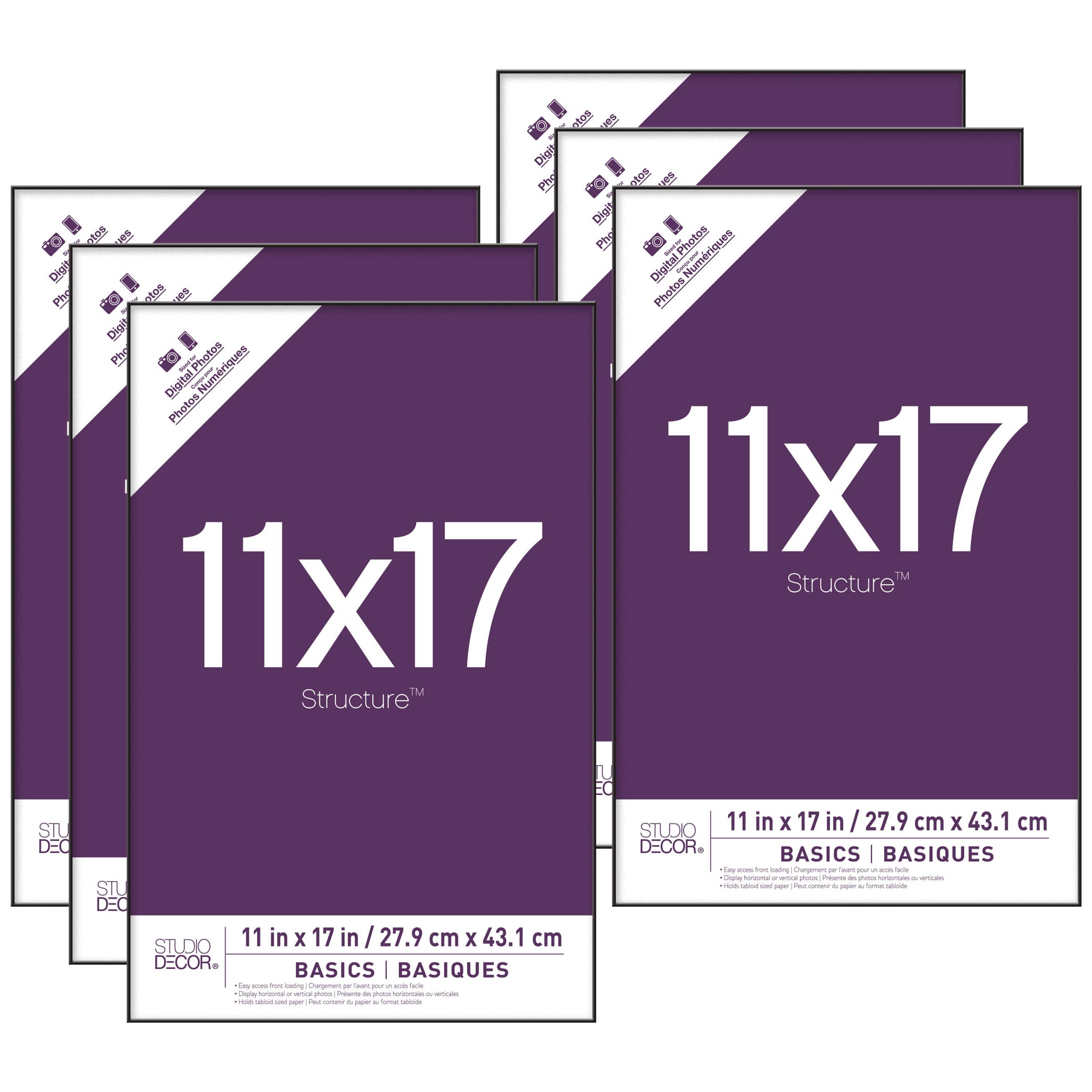 6 Pack: Black Frame, Basics by Studio Décor®