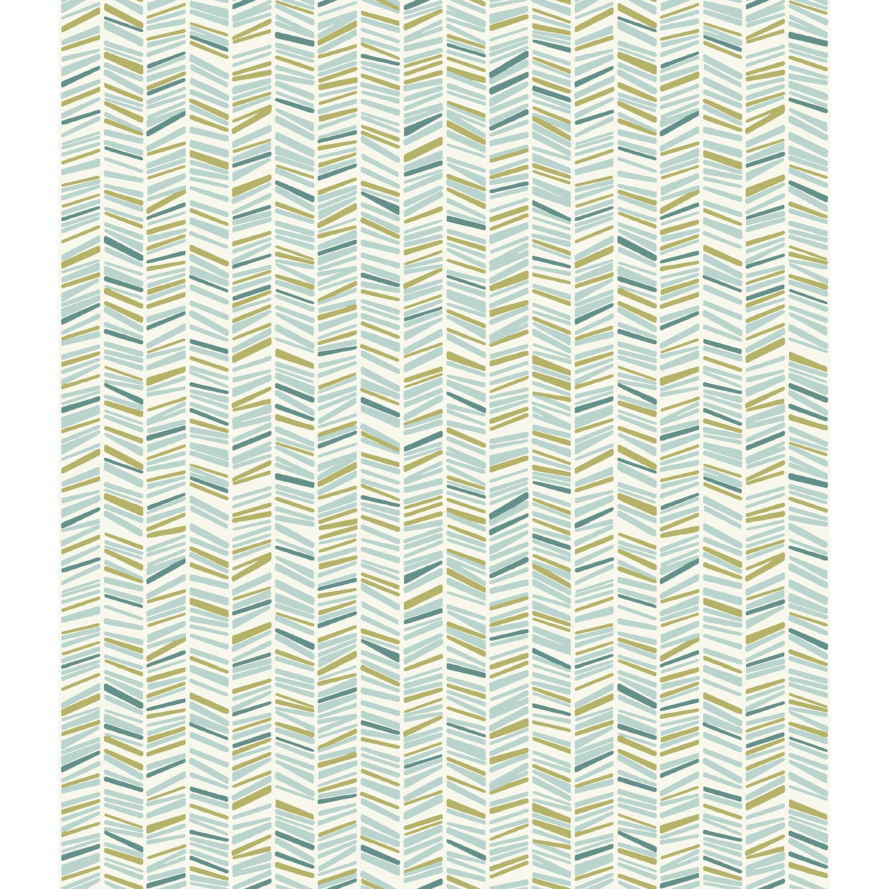 My Style Ivan Broken Chevron Peel & Stick Wallpaper
