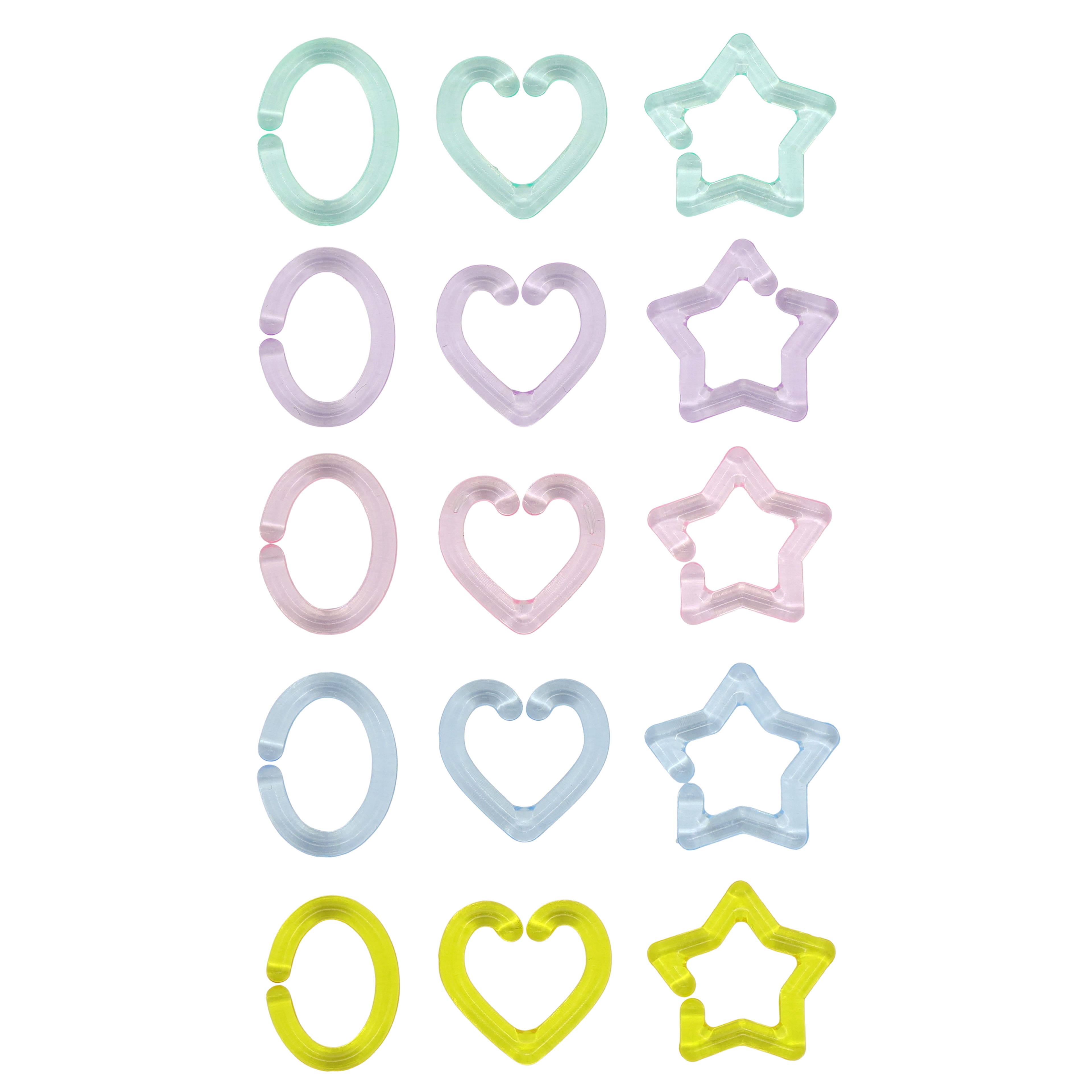 Pastel Heart, Star &#x26; Circle Chain Links by Creatology&#x2122;