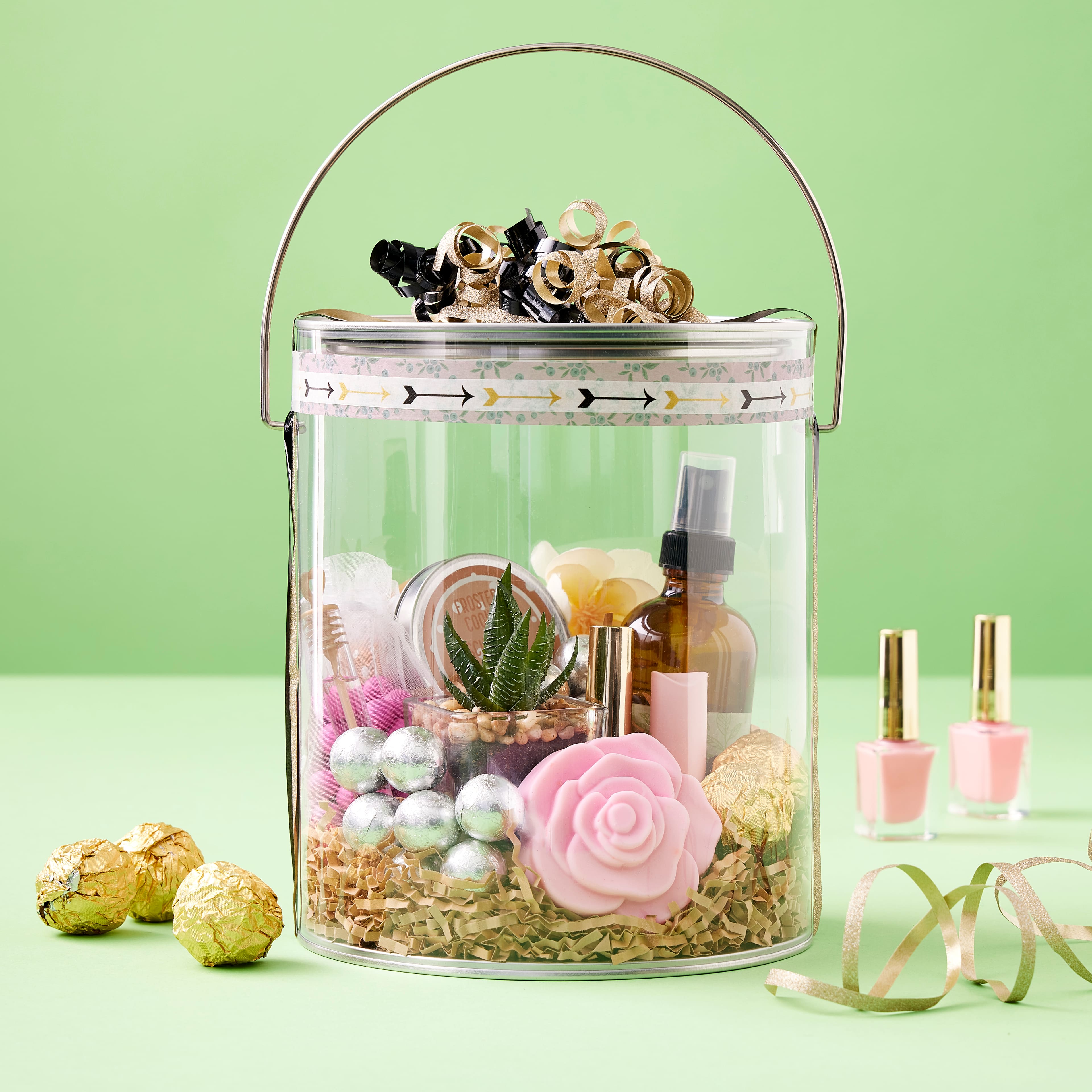 12 Pack: Clear Gift Pail by Celebrate It™