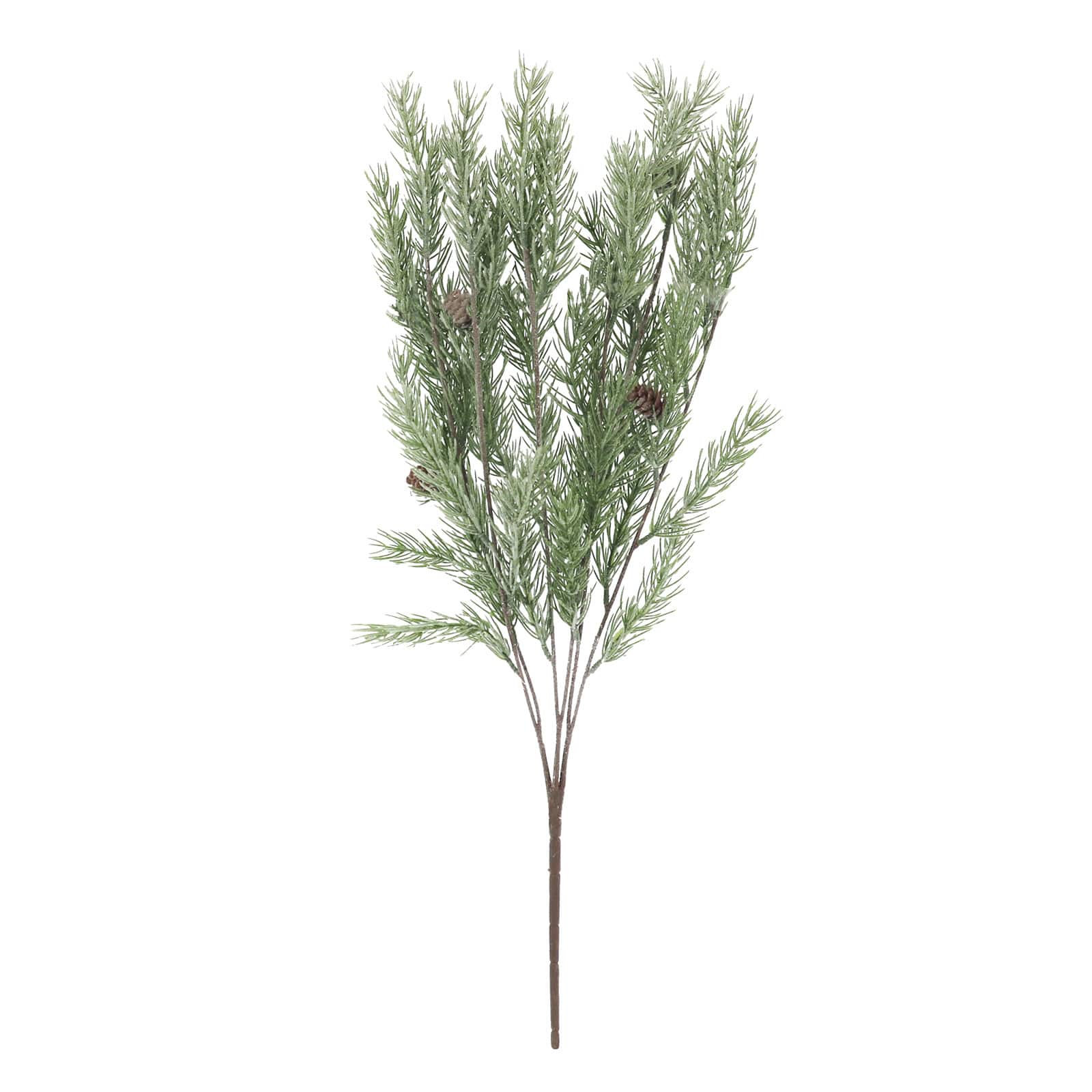 20" Green Hanging Snowy Pine Deluxe Bush by Ashland®