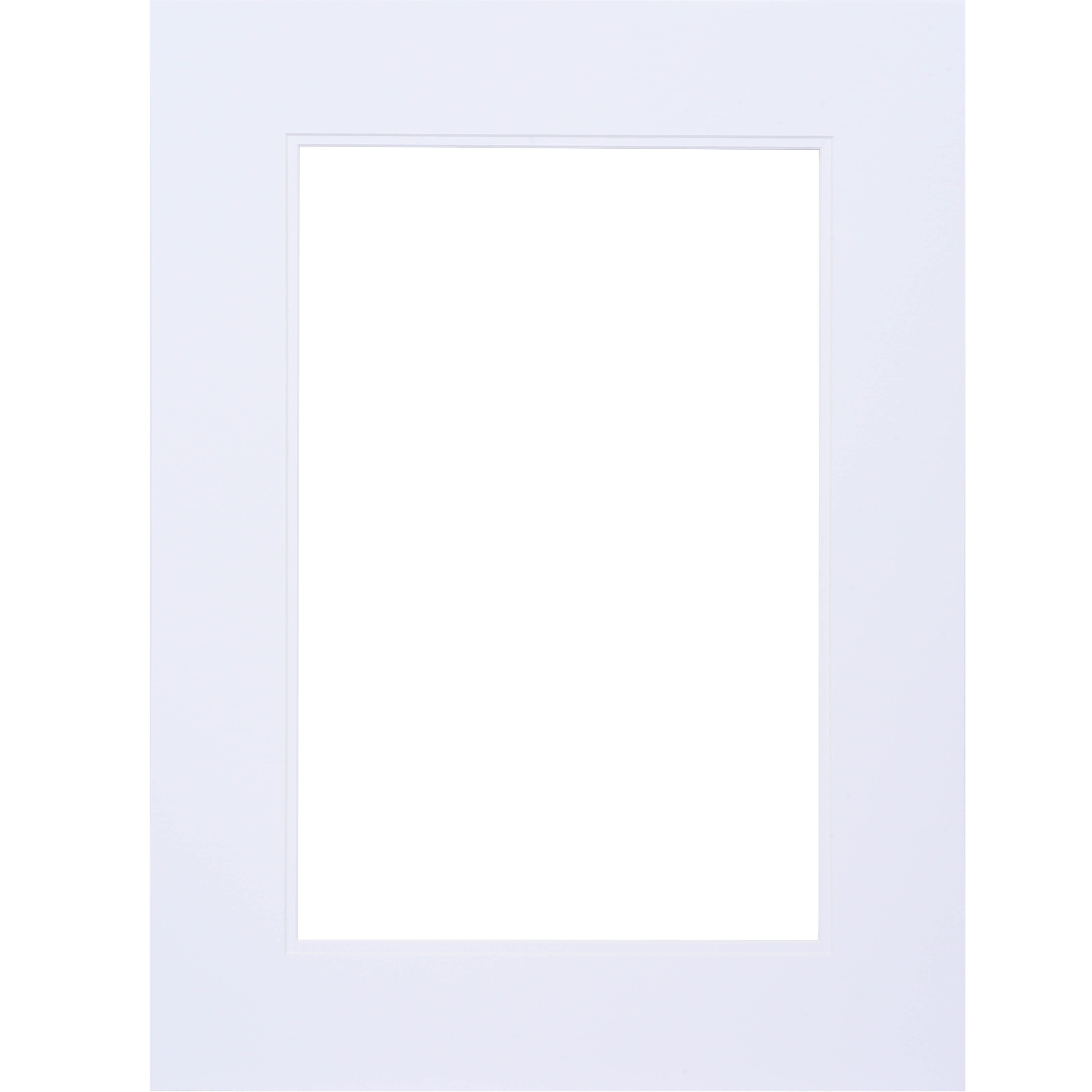 18" x 24" White Double Mat, 12" x 18" Opening Size by Studio Décor®