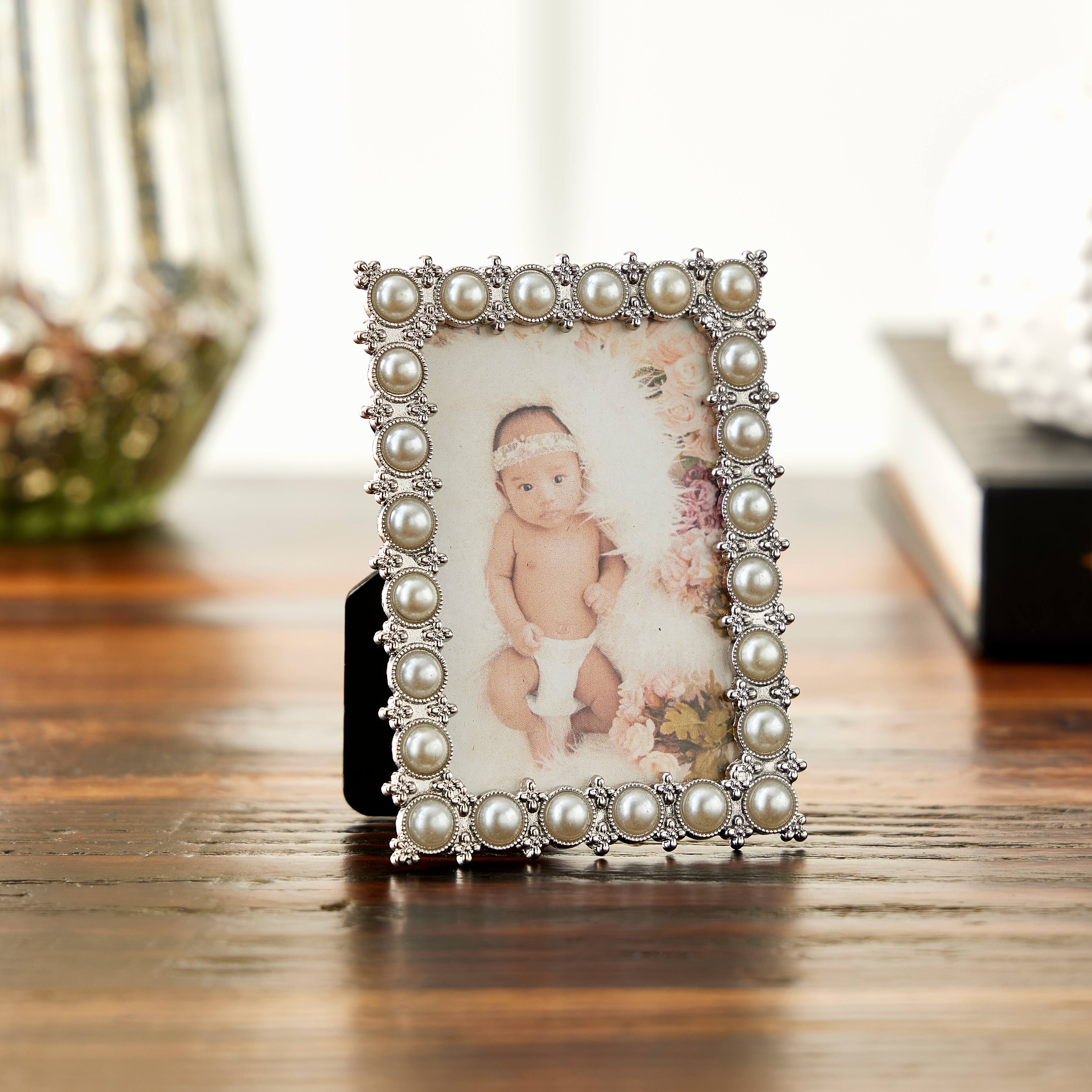 24 Pack: Pearl Mini Frame by Studio D&#xE9;cor&#xAE;