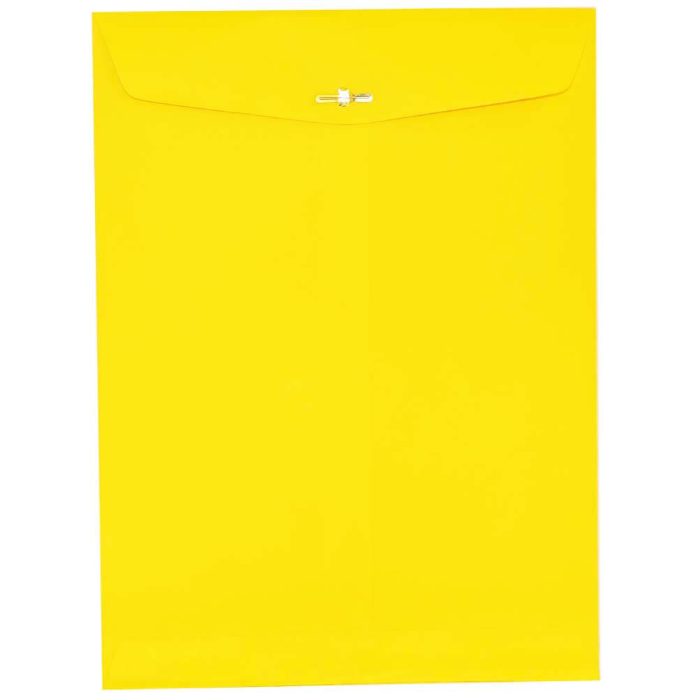 JAM Paper 9&#x22; x 12&#x22; Clasp Closure Colored Envelopes, 25ct.
