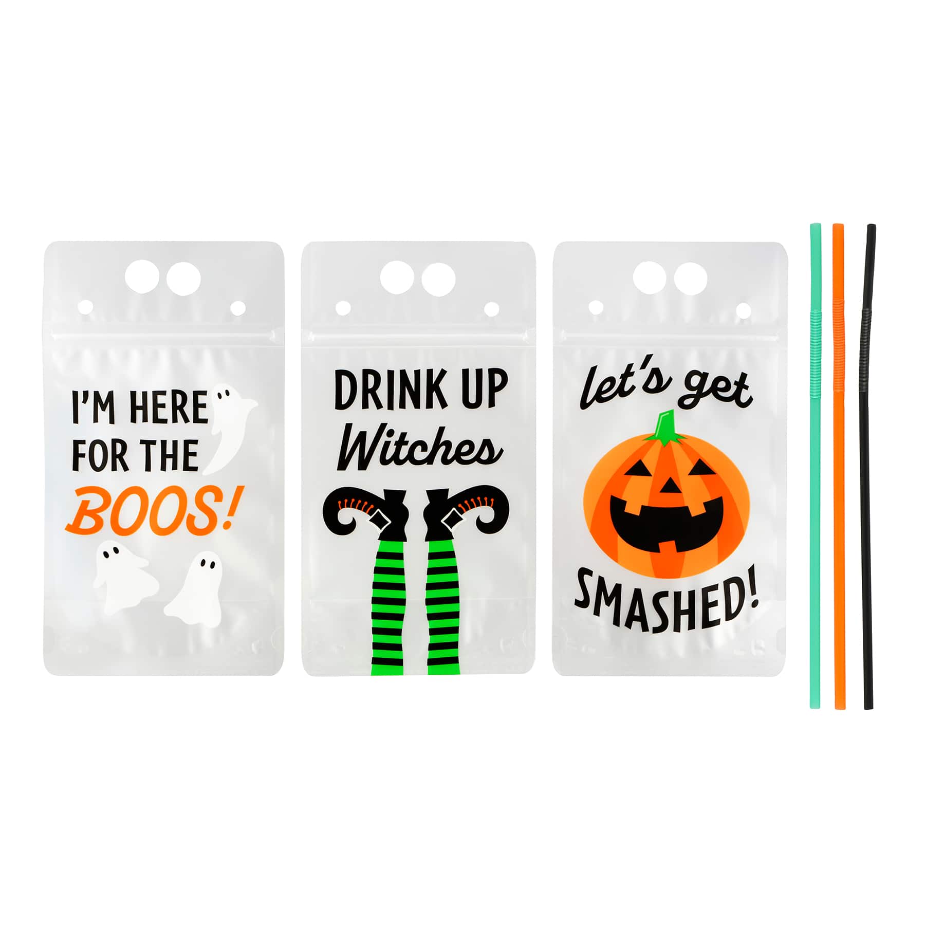 Halloween Drink Pouches, 6ct. by Celebrate It&#x2122;