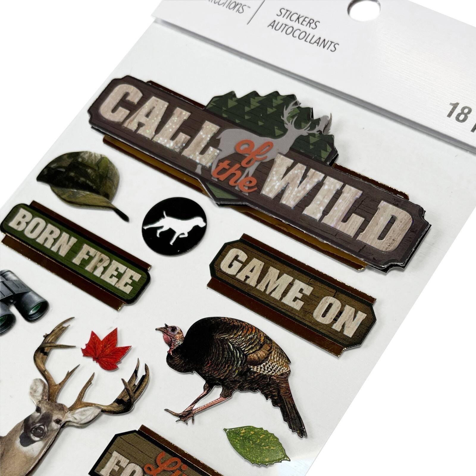 12 Pack: Call of the Wild Stickers by Recollections™