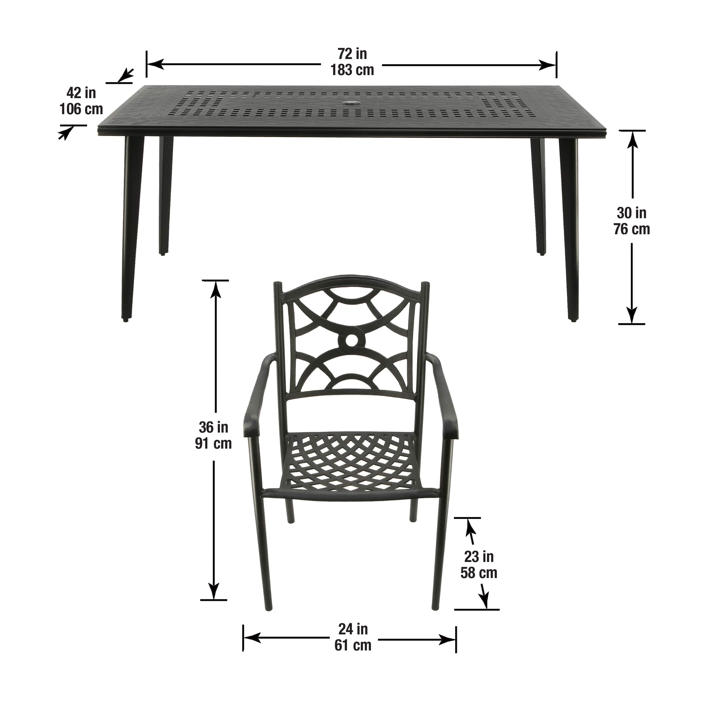 Darby Collection All-Weather Dining Set