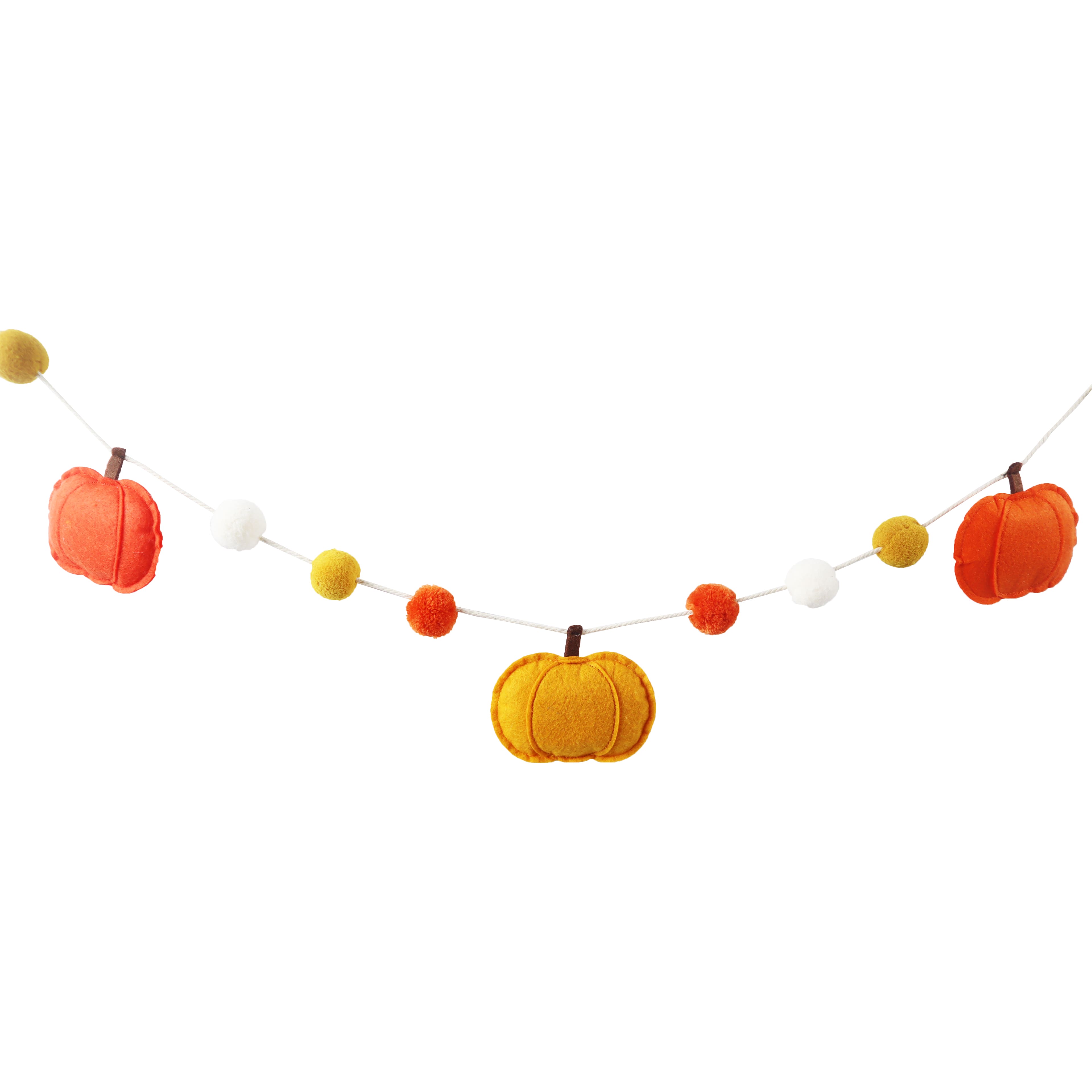 6ft. Pumpkin &#x26; Pom Garland by Ashland&#xAE;