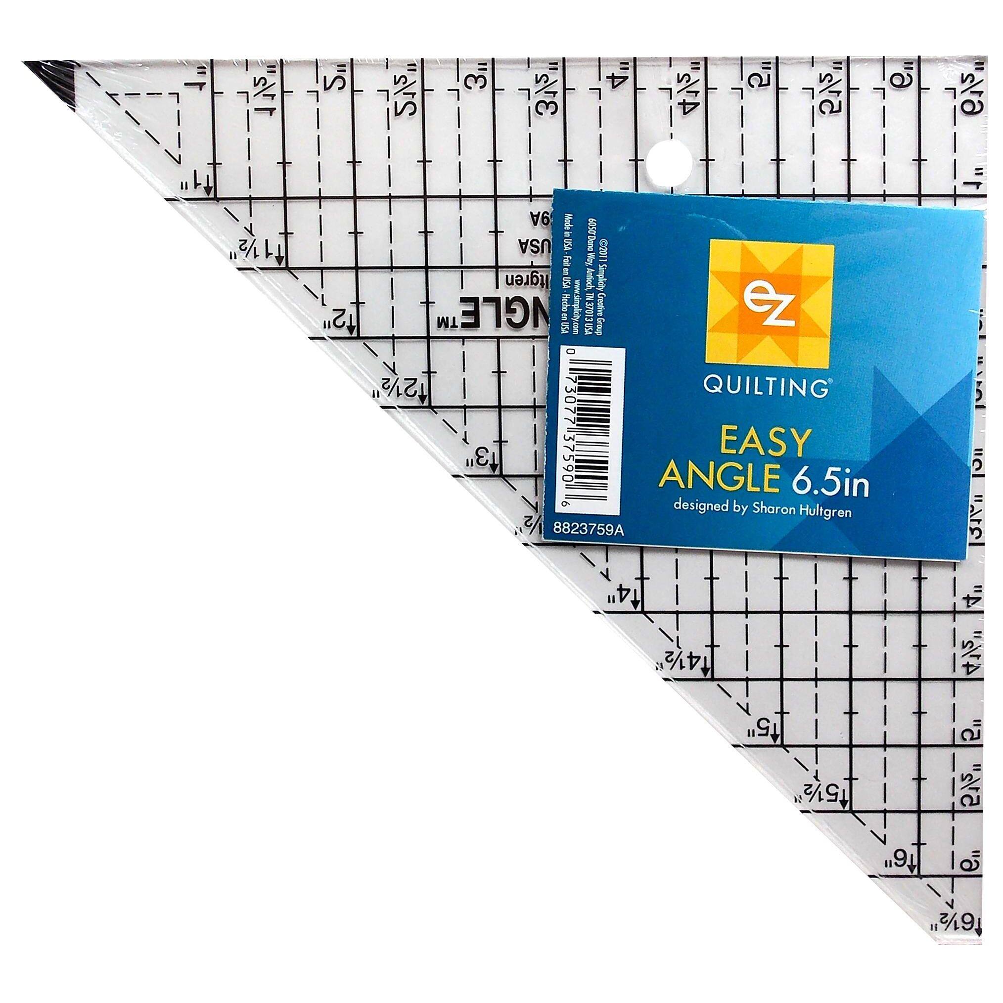 EZ Quilting Acrylic Template Easy Angle, 6.5 - D616120S - Arts and Crafts Purchase the EZ Quilting Acrylic Template Easy Ang sku D616120S