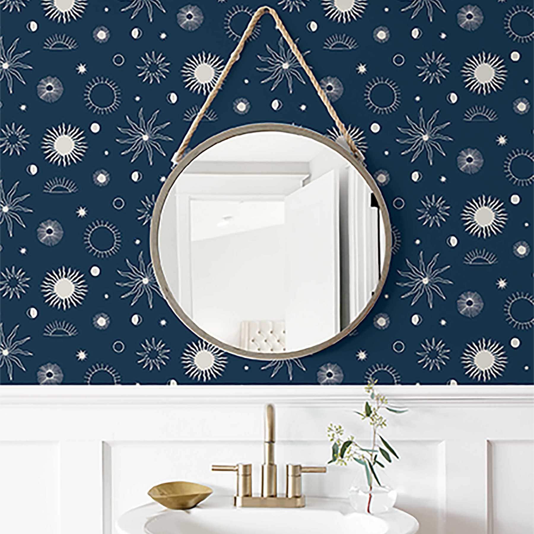 Elana Gabrielle Sun Phases Peel &#x26; Stick Wallpaper