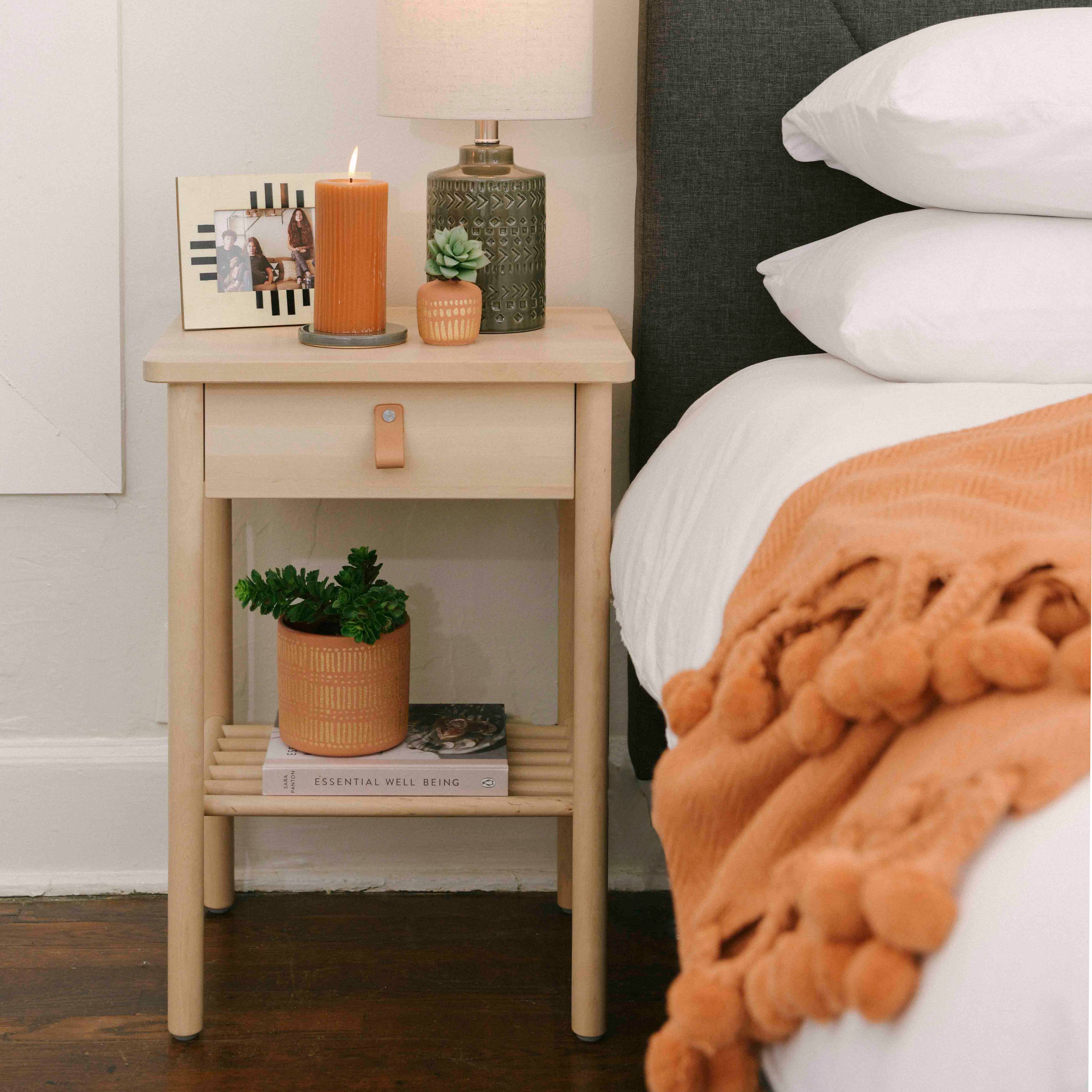 Hello Honey&#xAE; Woven Cotton Pom Pom Throw