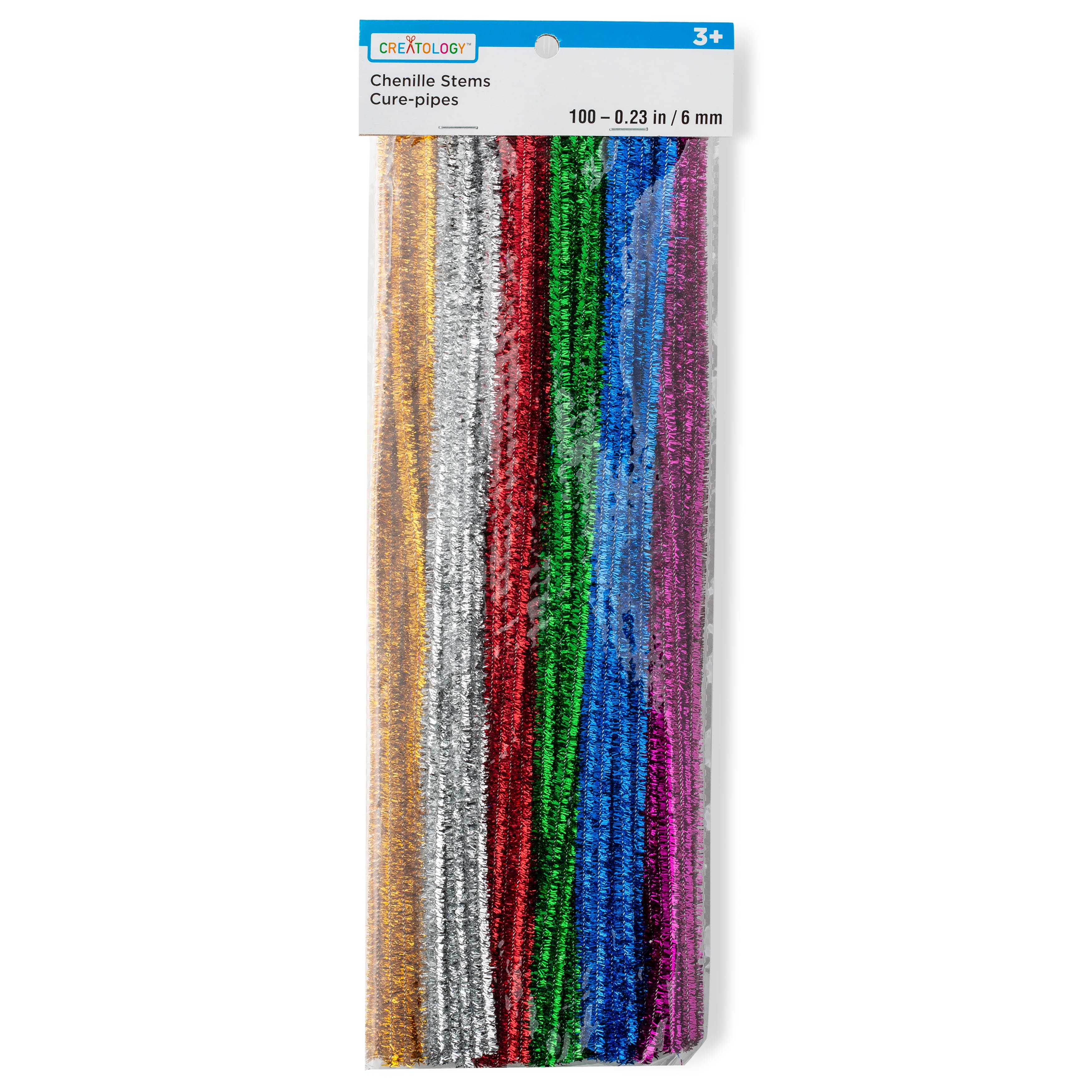12 Packs: 100 ct. (1,200 total) Glitter Chenille Pipe Cleaners by Creatology™