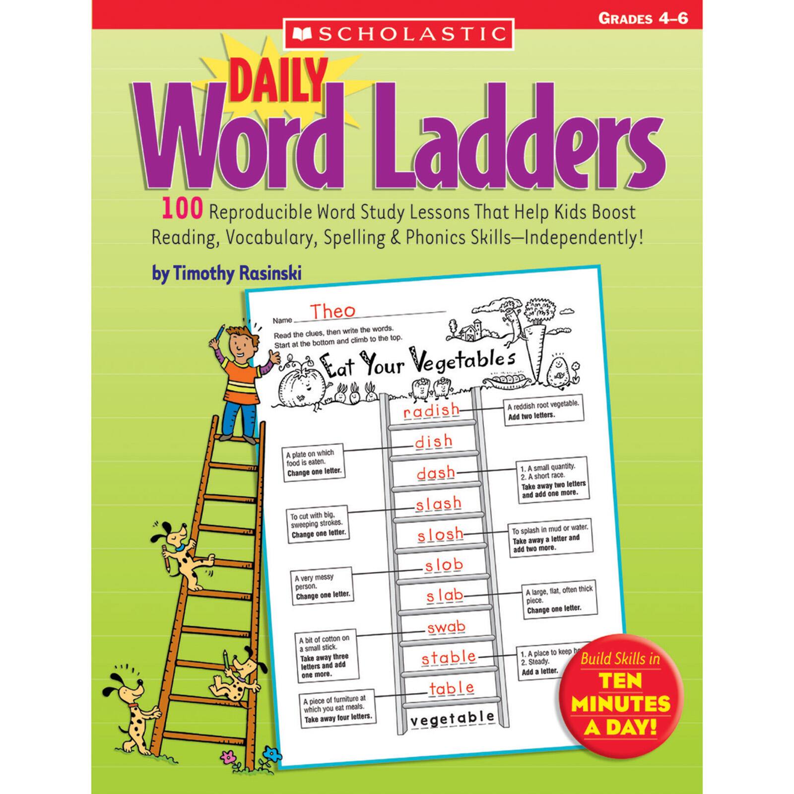 Scholastic Teaching Resources Daily Word Ladders, Grades 4-6