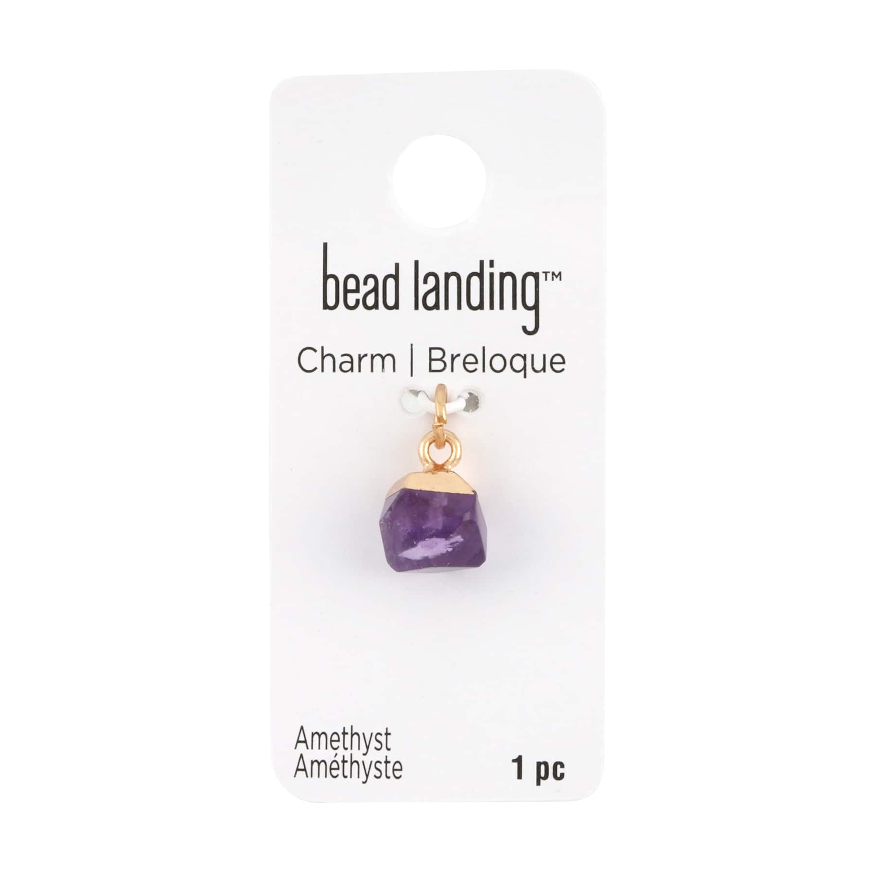 12 Pack: Natural Stone Faceted Ball Charm by Bead Landing&#x2122;