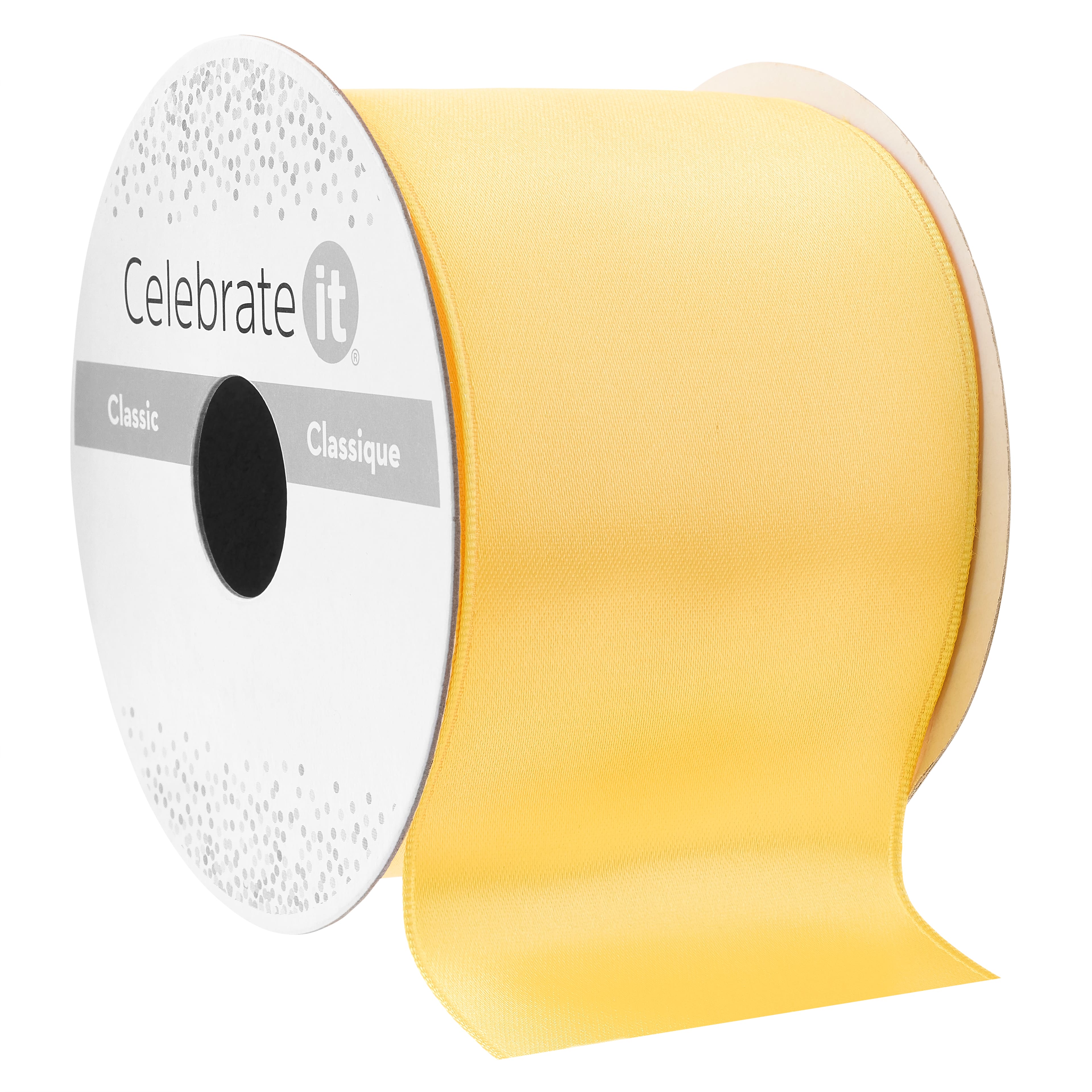 2.5&#x22; x 10yd. Satin Wired Ribbon by Celebrate It&#xAE; Classic