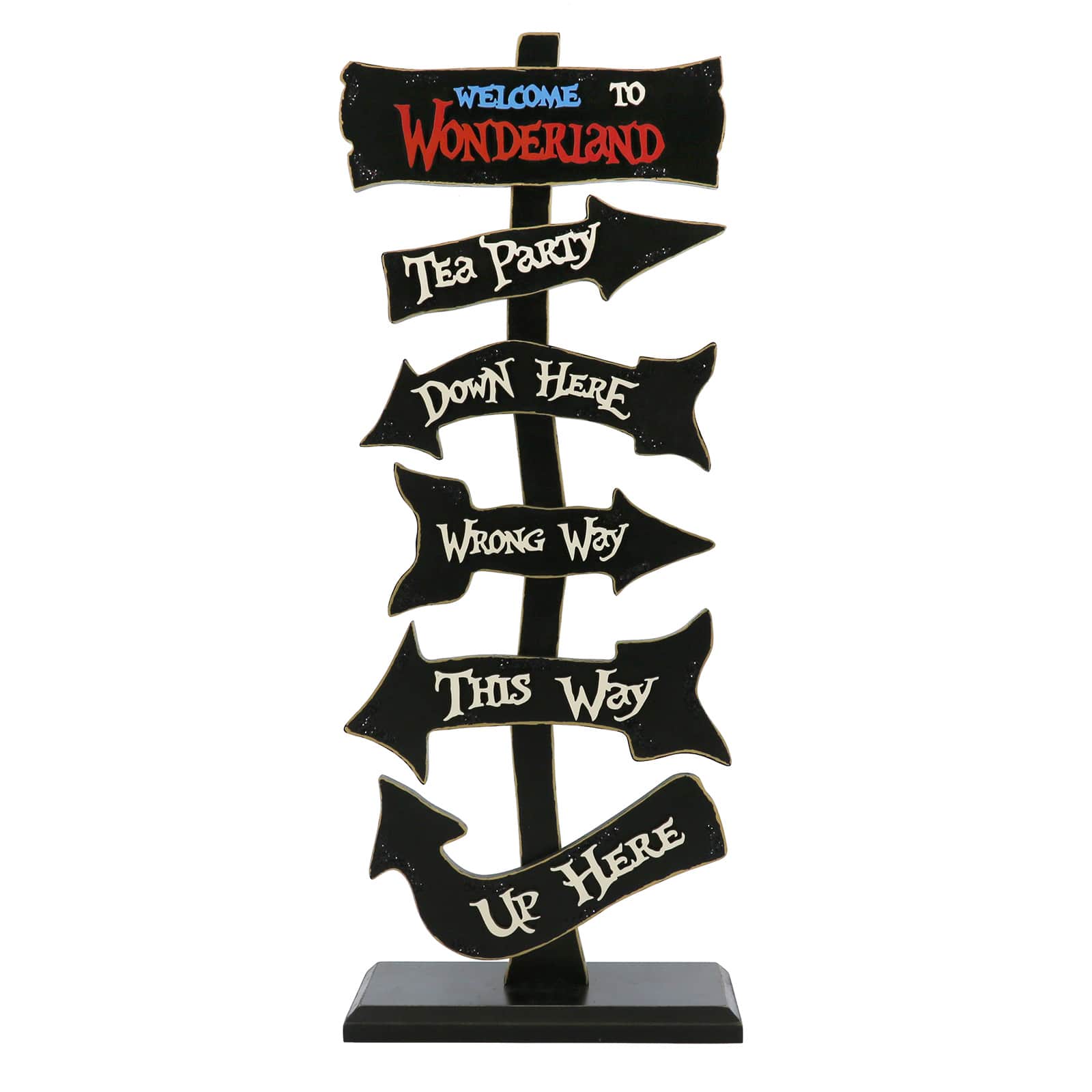 18" Welcome to Wonderland Directional Tabletop Sign by Ashland®