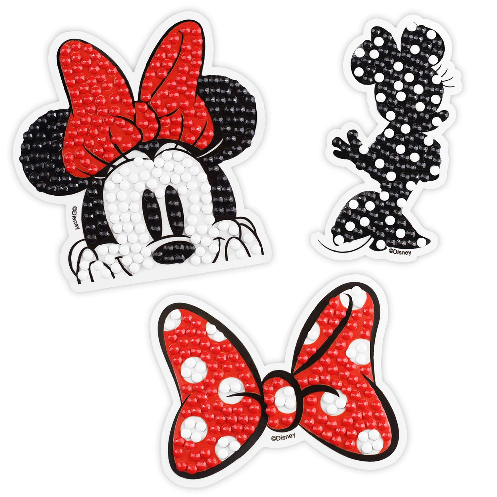 Camelot® Dots DOTZIES® Minnie Mouse Icon Diamond Painting Sticker Kit,  Round Diamonds