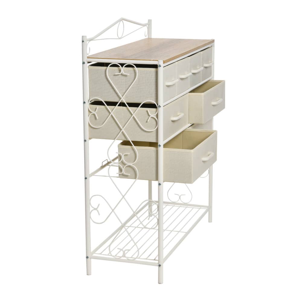 Household Essentials Victoria 8-Drawer Dresser with Shelf