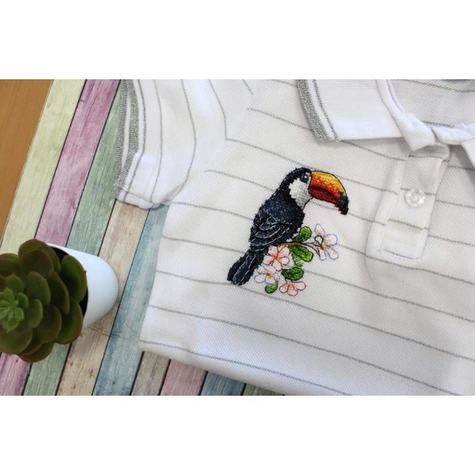 MP Studia Tropical Dweller Counted Cross Stitch Kit