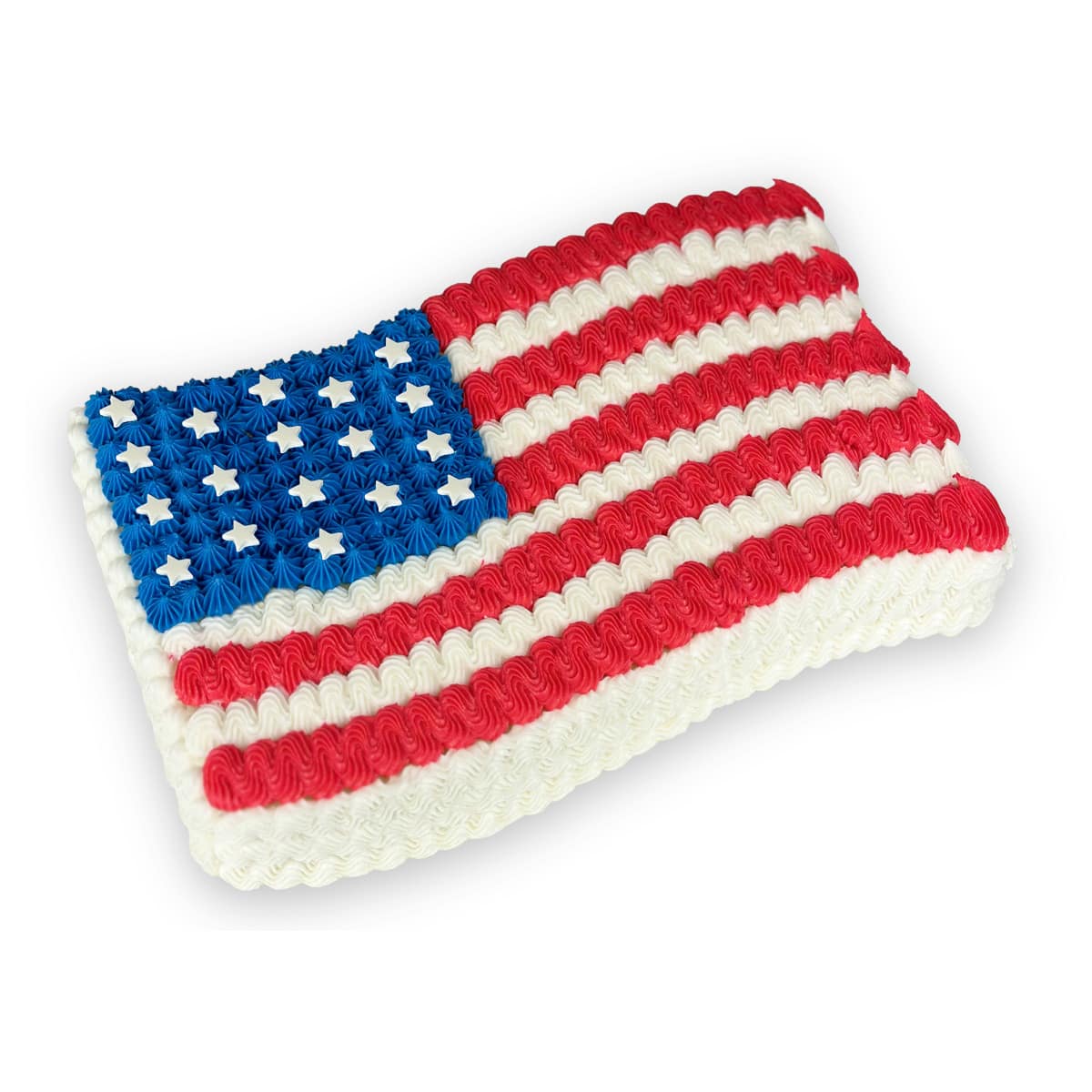 July 4th American Flag Cake Mold by Celebrate It&#x2122; Red, White &#x26; Blue