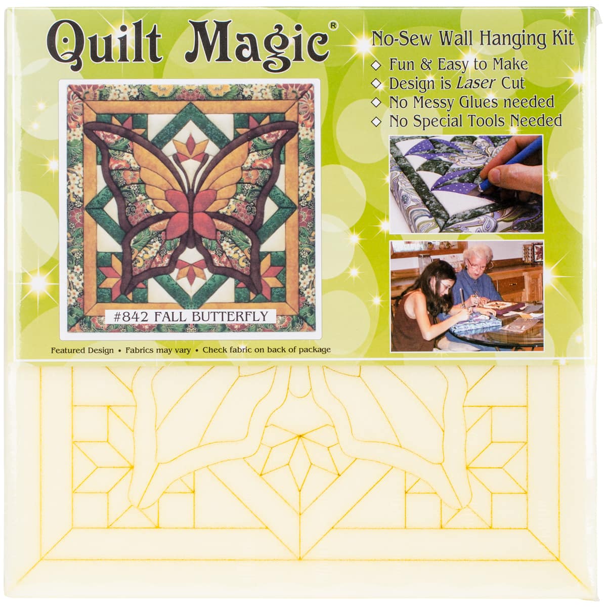 Quilt Magic® Fall Butterfly No Sew Wall Hanging Kit