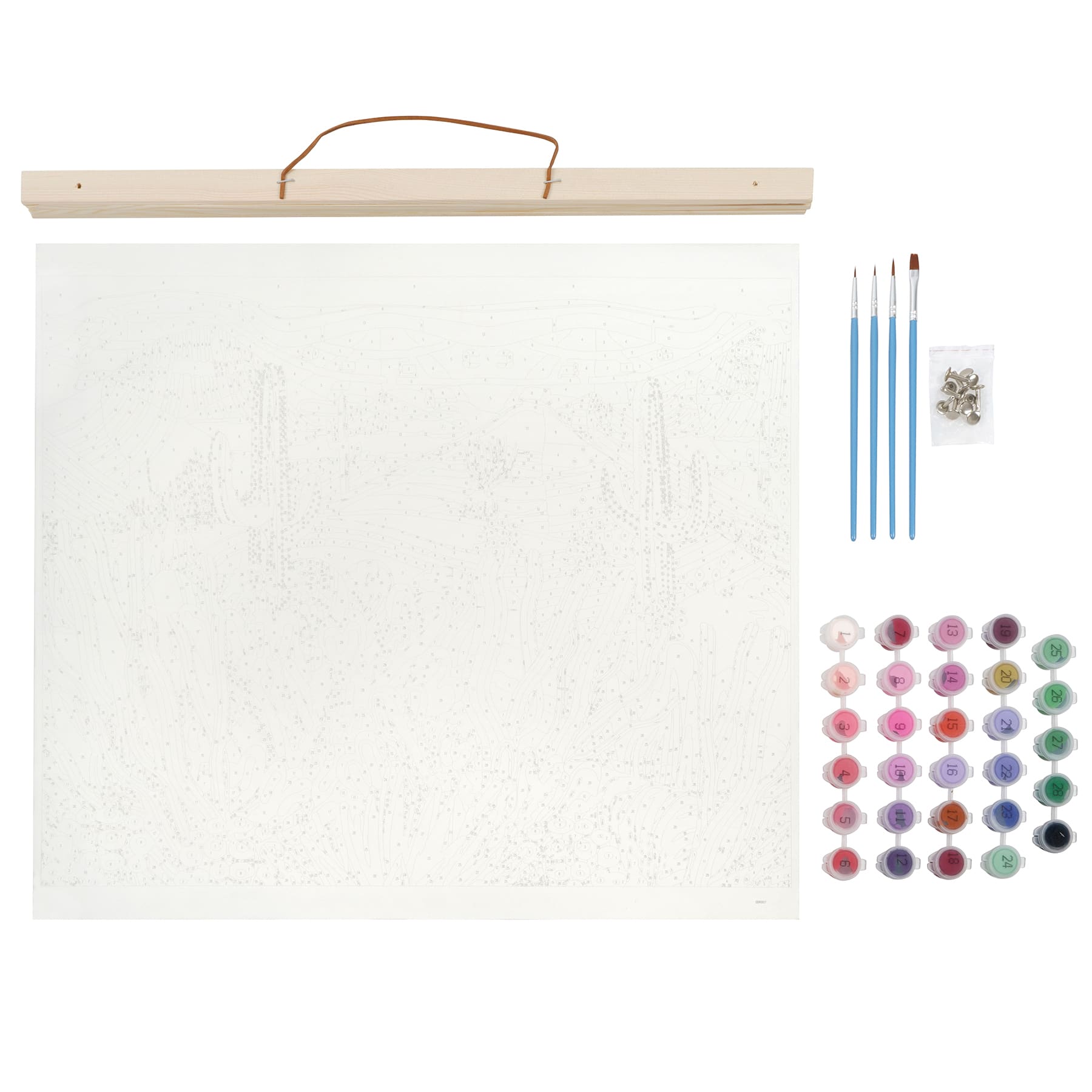 12 Pack: Desert Rose Paint-by-Number Kit by Artist's Loft™ Necessities™