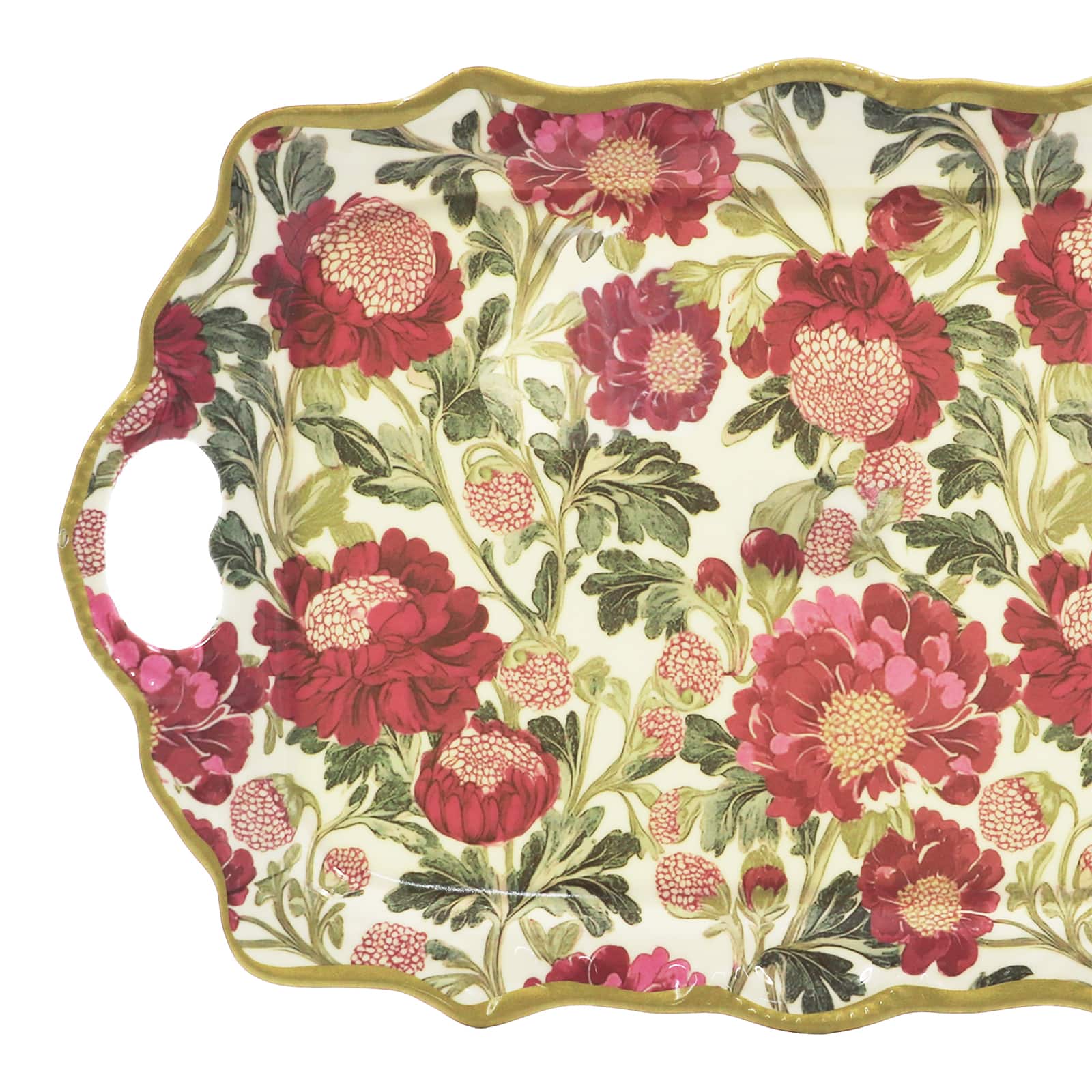 16.75&#x22; Pink Floral Tray by Ashland&#xAE;