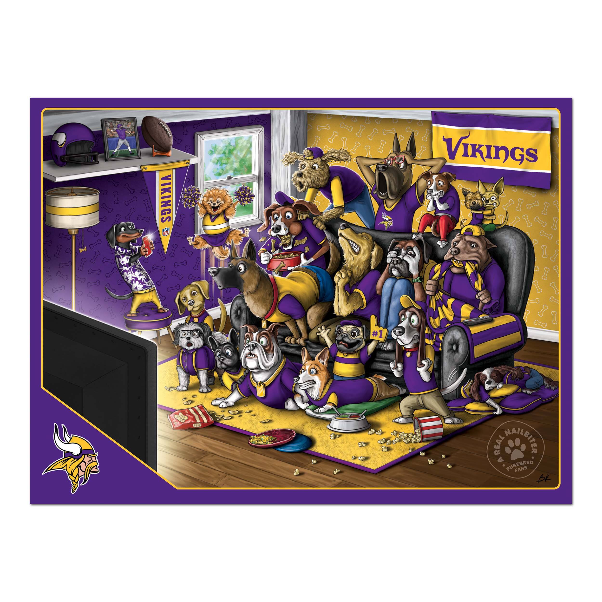 NFL Purebred Fans A Real Nailbiter 500 Piece Puzzle