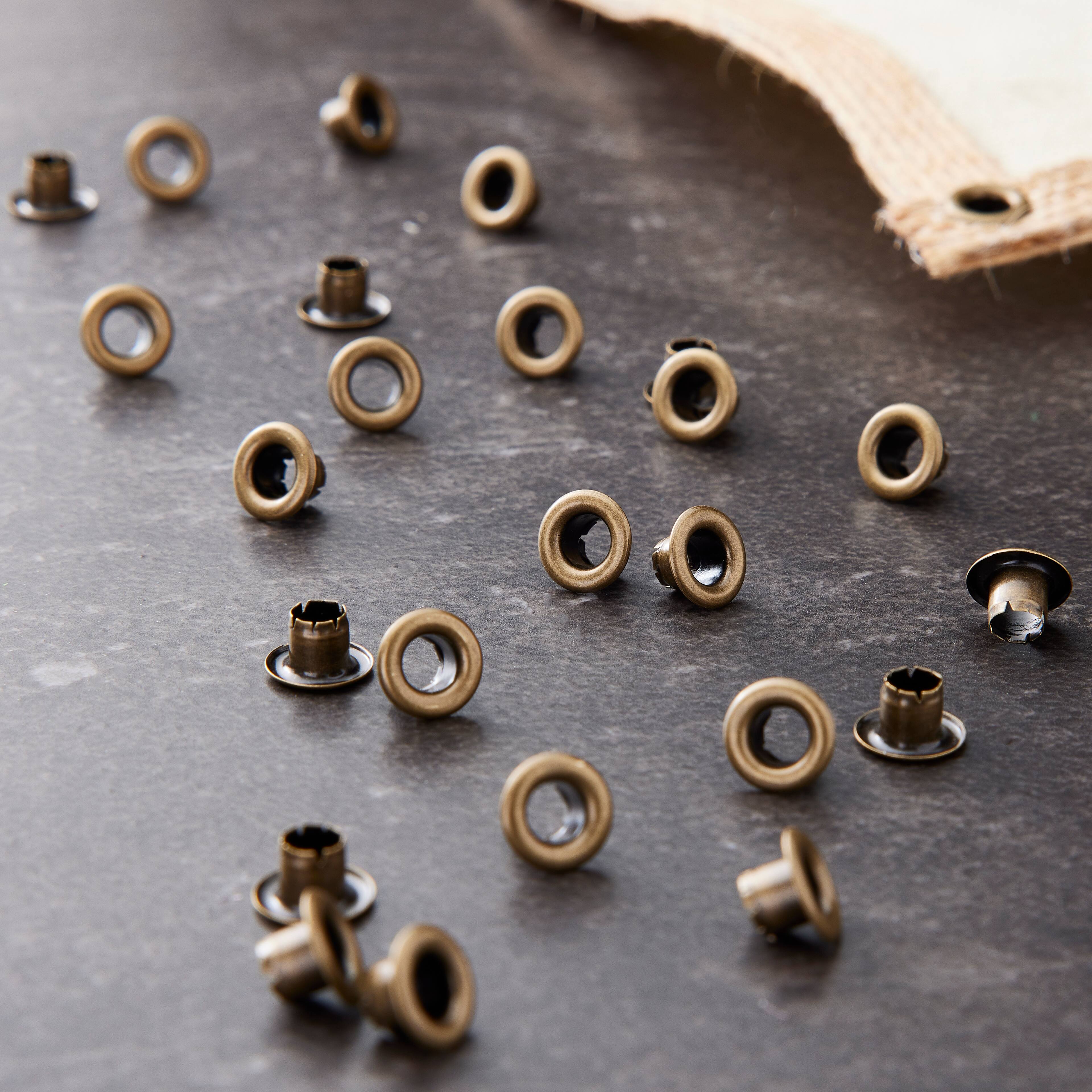 12 Packs: 50 ct. (600 total) 5/32&#x22; Eyelets by Loops &#x26; Threads&#x2122;