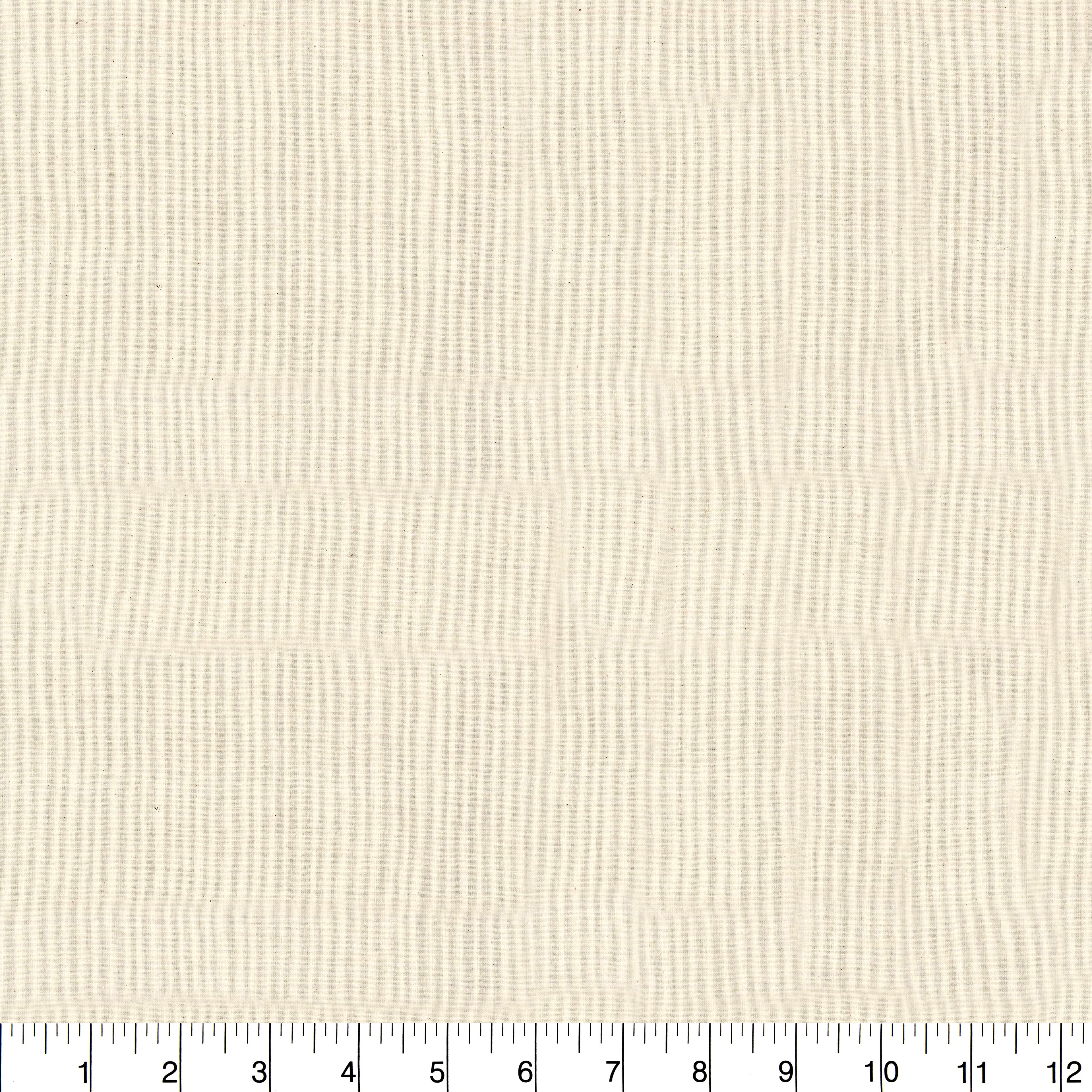 10 yd. Full Bolt: Fabric Traditions Off-White Unbleached Muslin Cotton Fabric