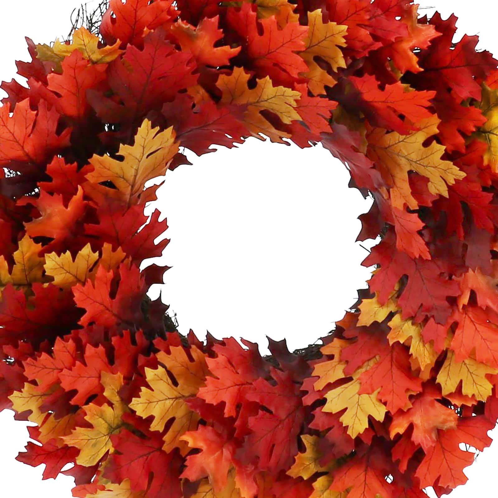24&#x22; Fall Oak Leaves Wreath by Ashland&#xAE;