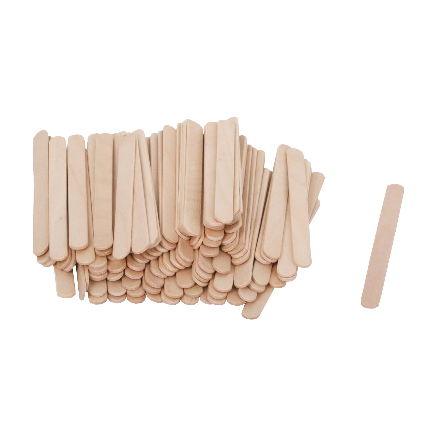 12 Packs: 100 ct. (1,200 total) 4.5&#x22; Wood Craft Sticks by Creatology&#x2122;