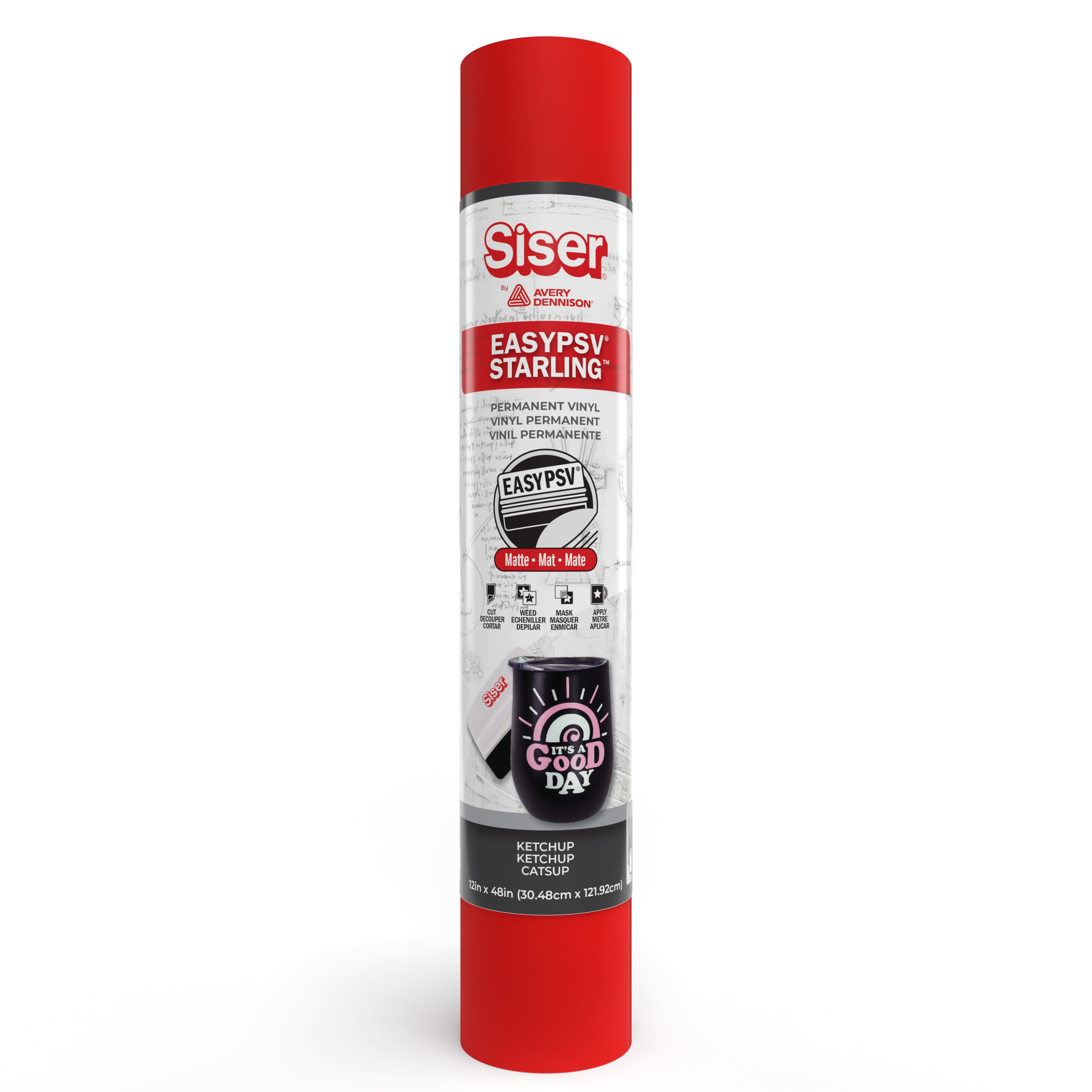 Siser® EasyPSV® Starling™ Matte Permanent Adhesive Vinyl by Avery Dennison