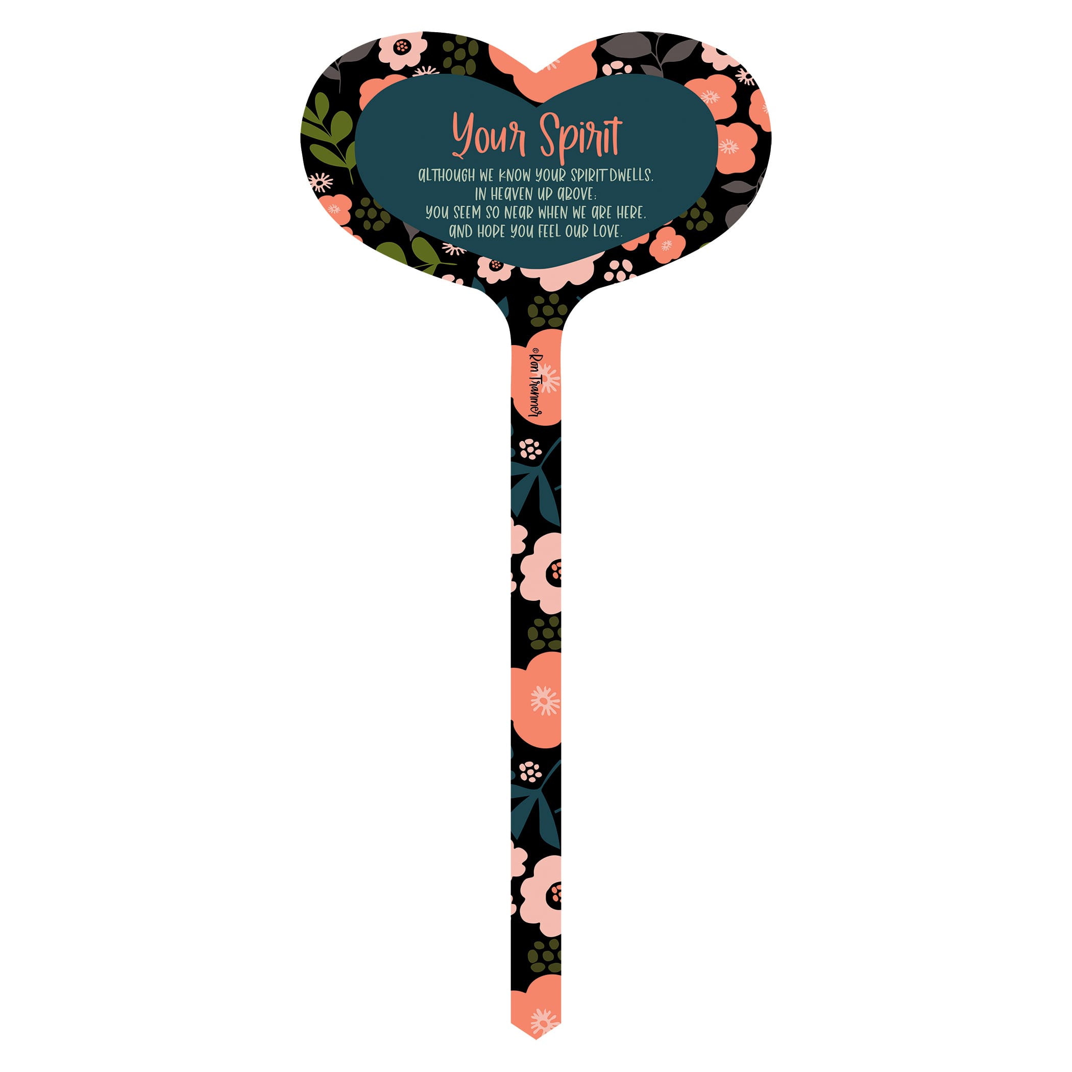 15" Aluminum Your Spirit Remembrance Marker Garden Stake