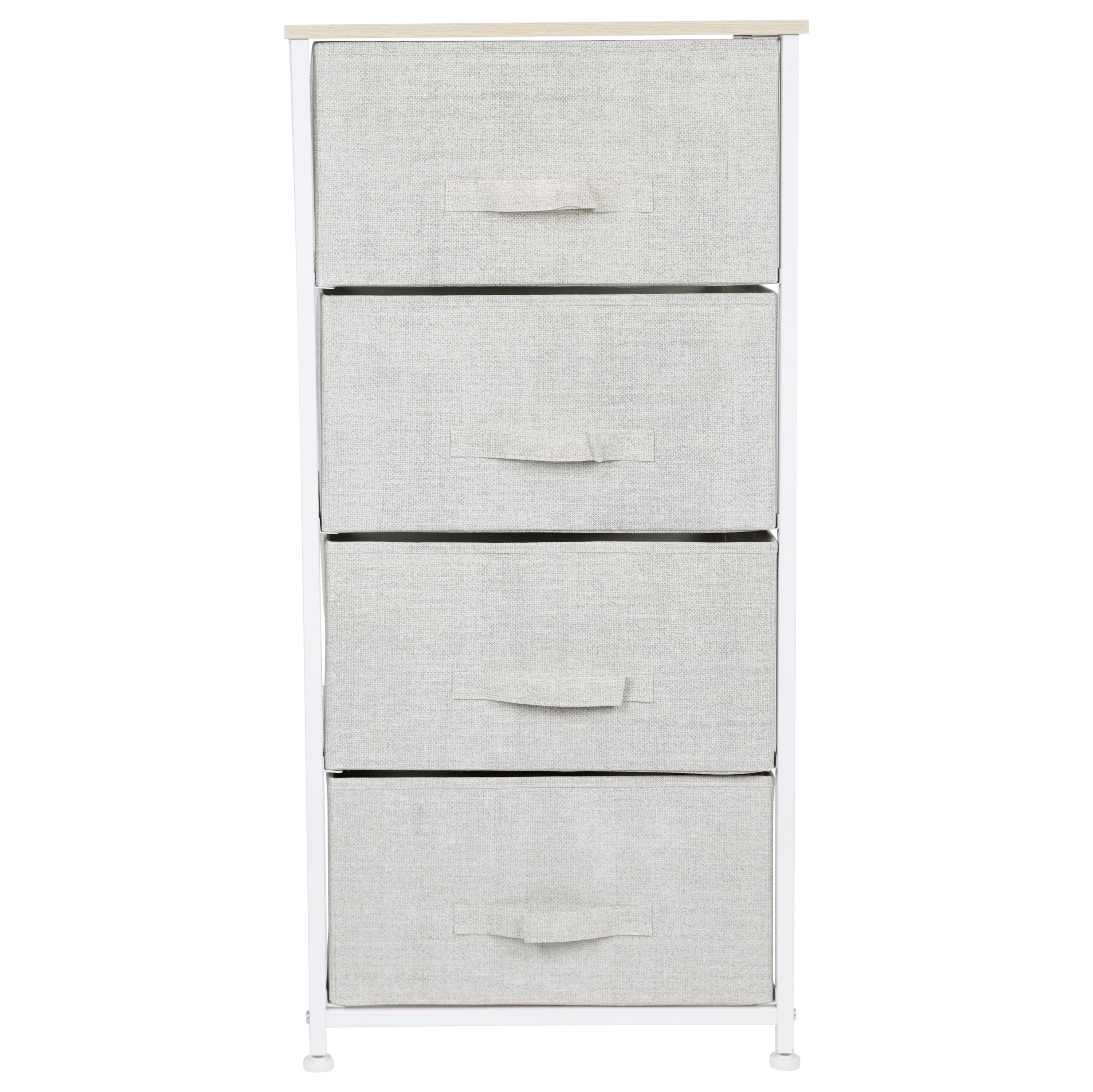 Simplify Beige 4 Drawer Storage Chest