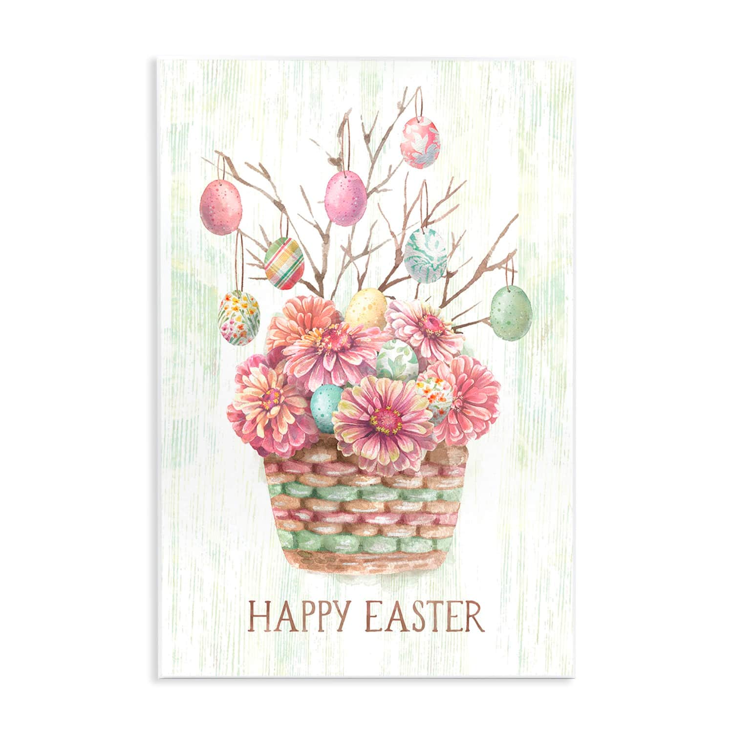 Stupell Industries Happy Easter Bouquet Wall Plaque Art