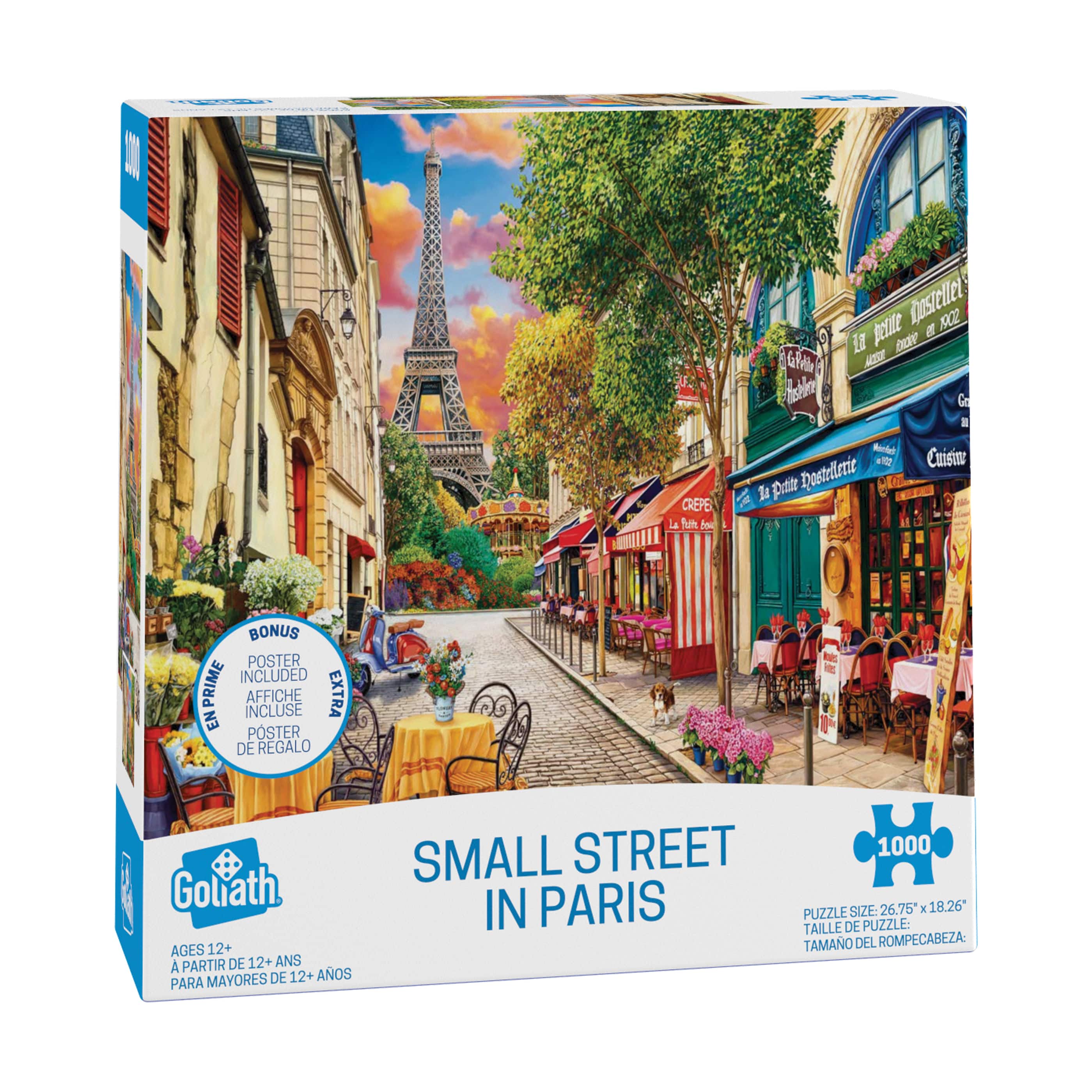 Small Street in Paris: 1000 Pcs
