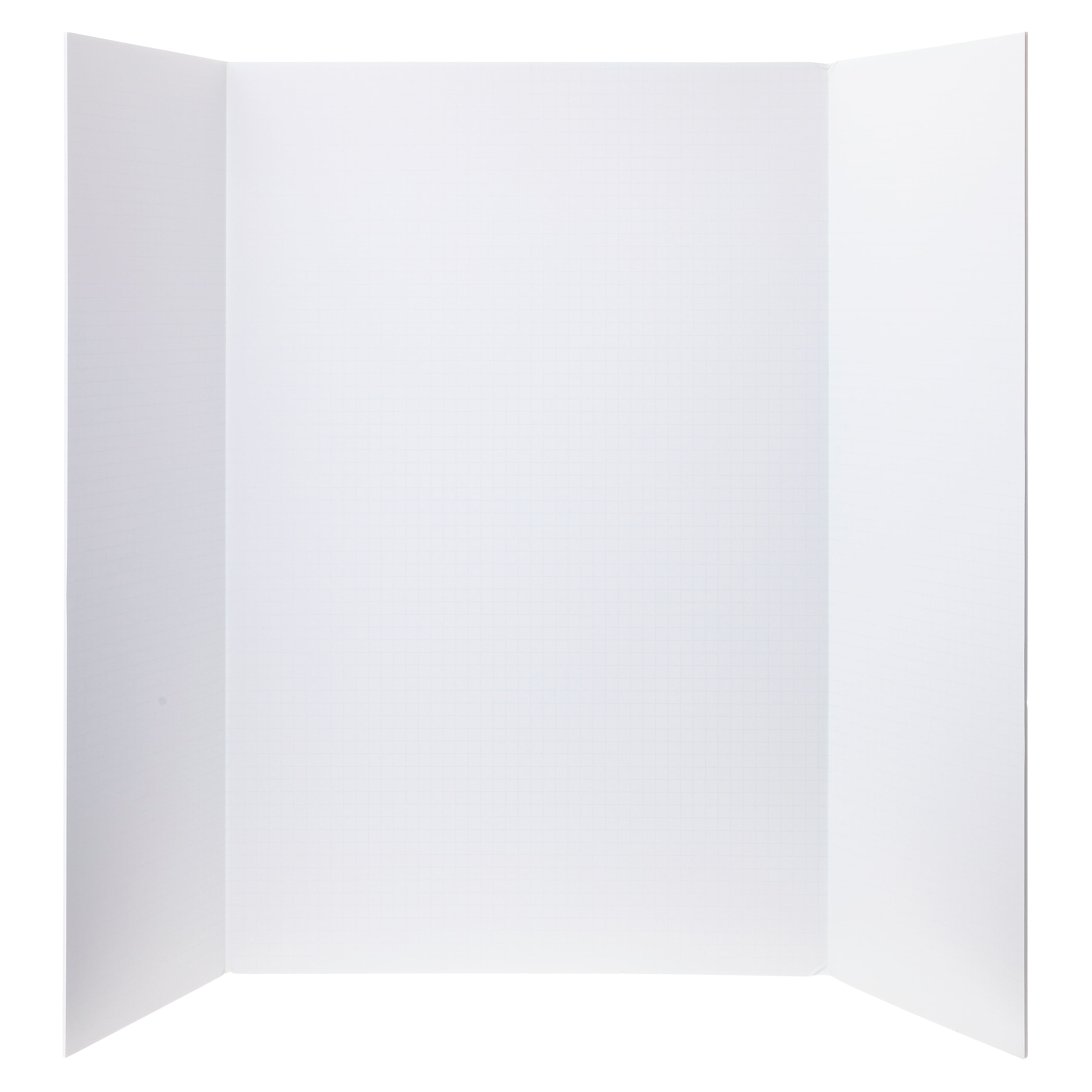 12 Pack: 36" x 48" Grid Tri-Fold Foam Display Board