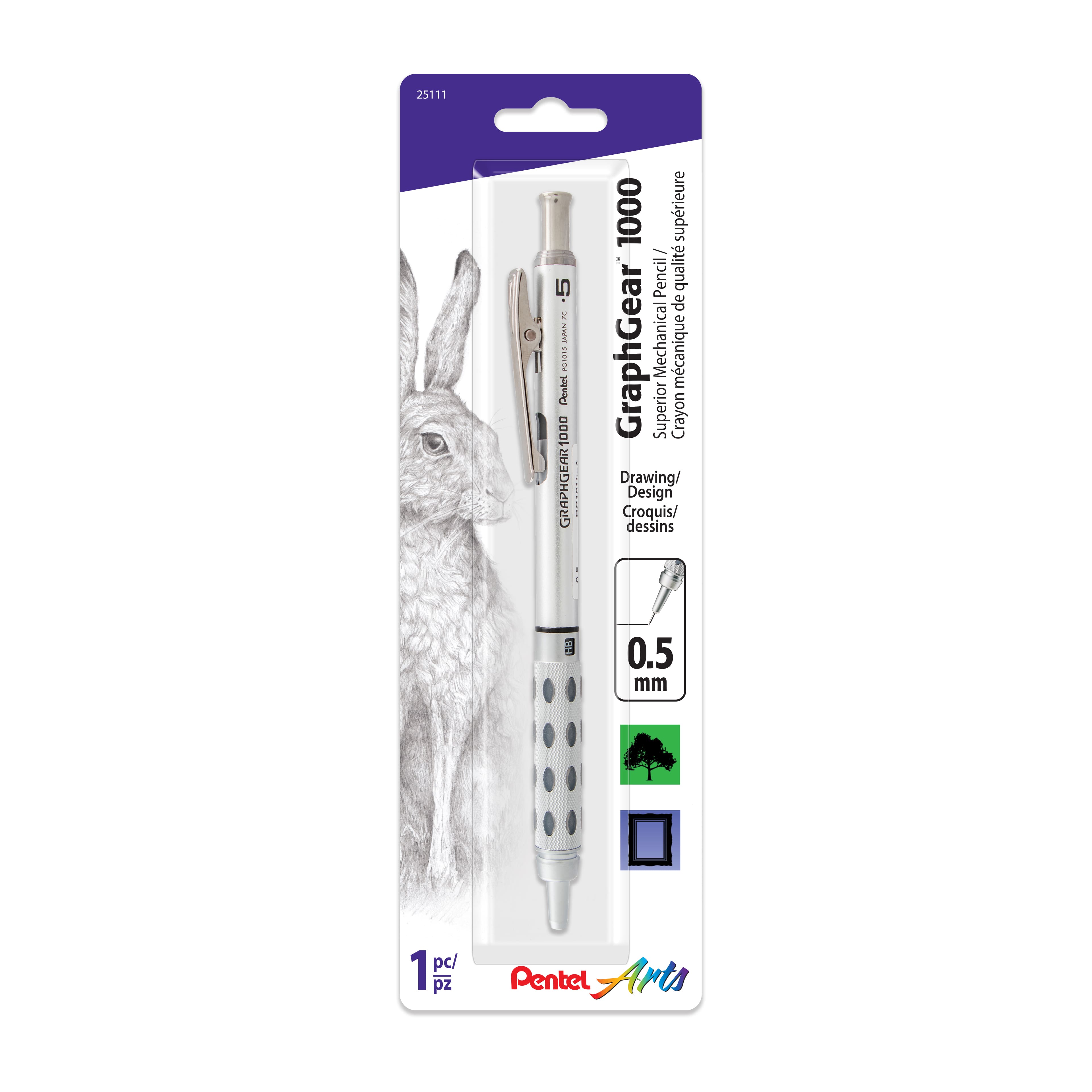 Pentel® Arts GraphGear™ 1000 0.5mm Automatic Drafting Pencil